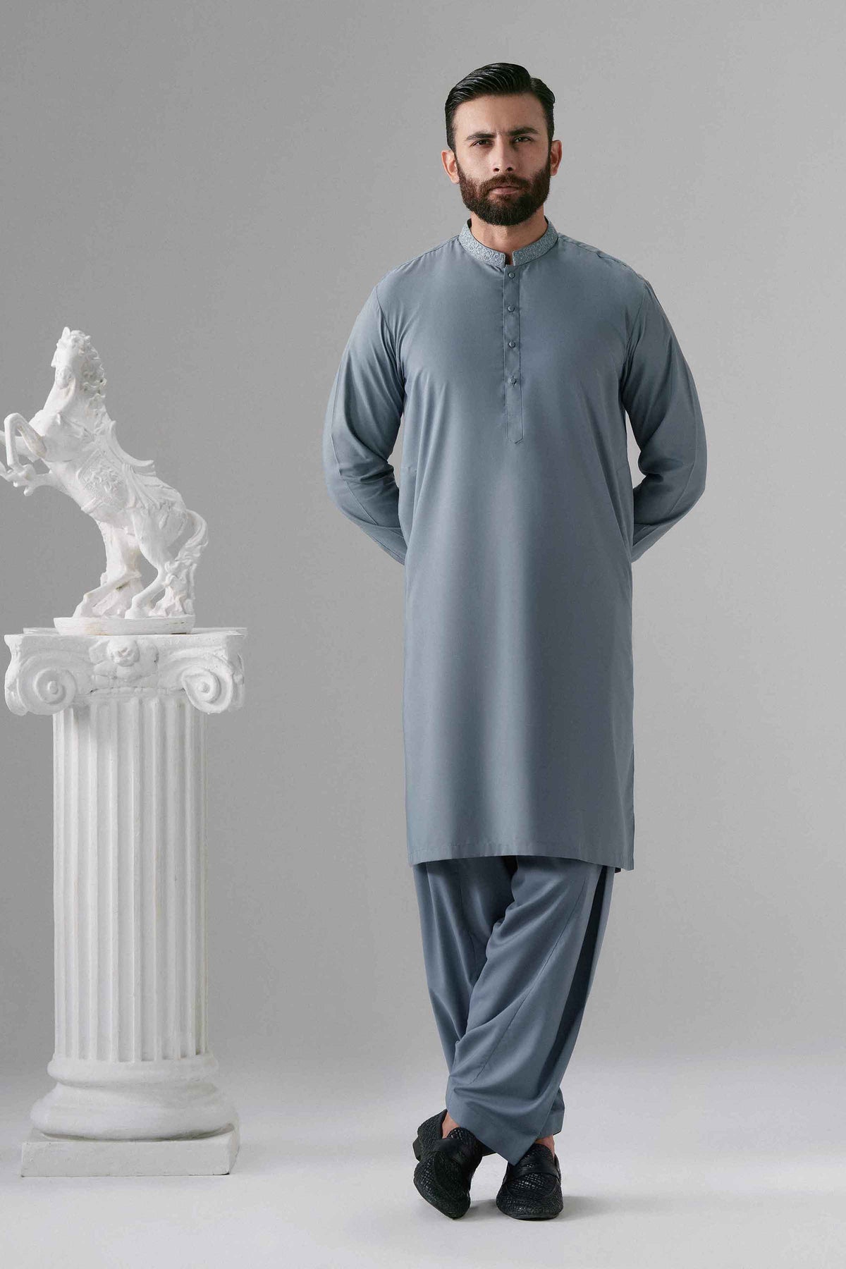 2 Piece - Embroidered Suit - NLWS26-14 – Men’s Stitched Collection | Nishat UAE | Shop Online