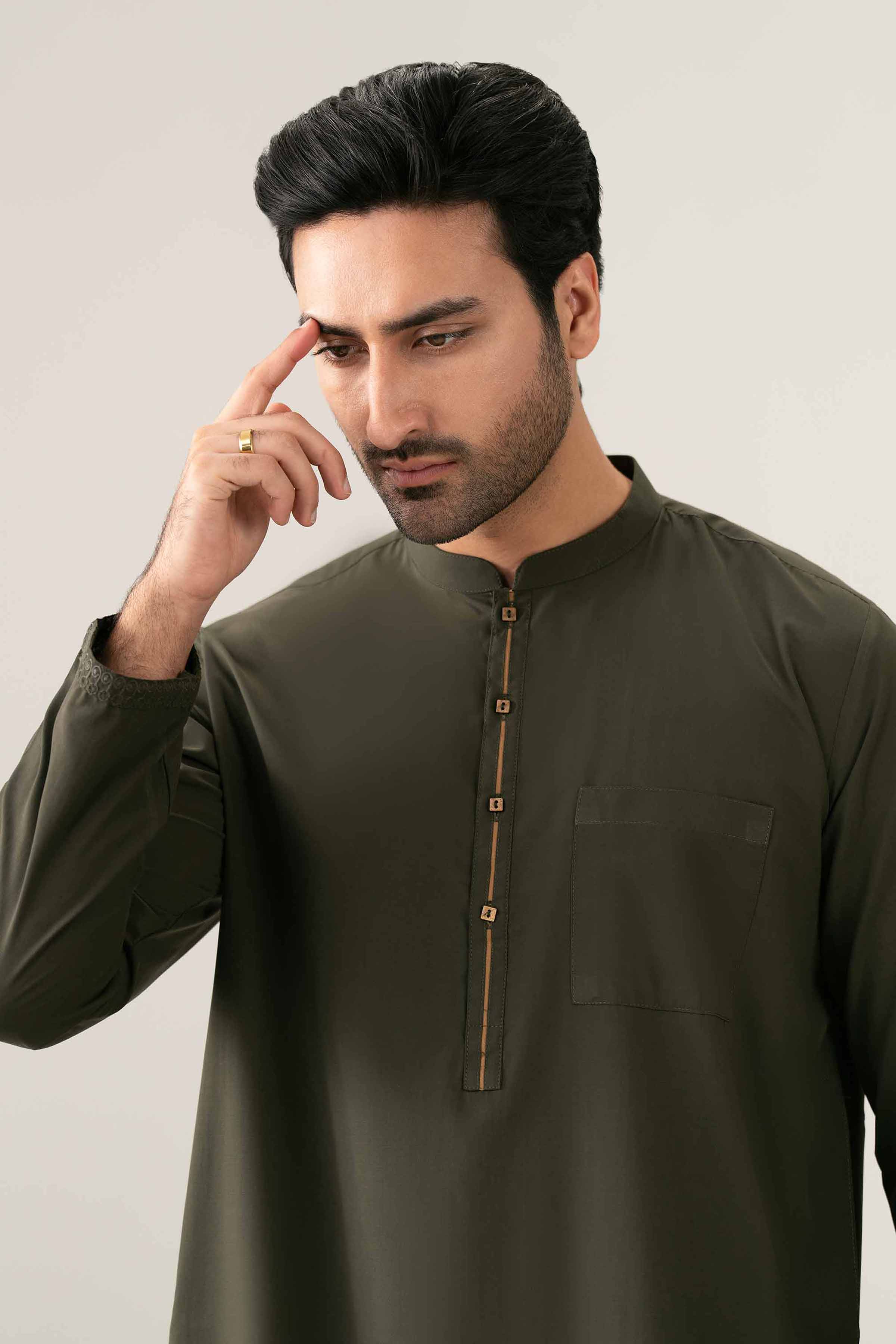 2 Piece - Embroidered Suit - NQ26-018