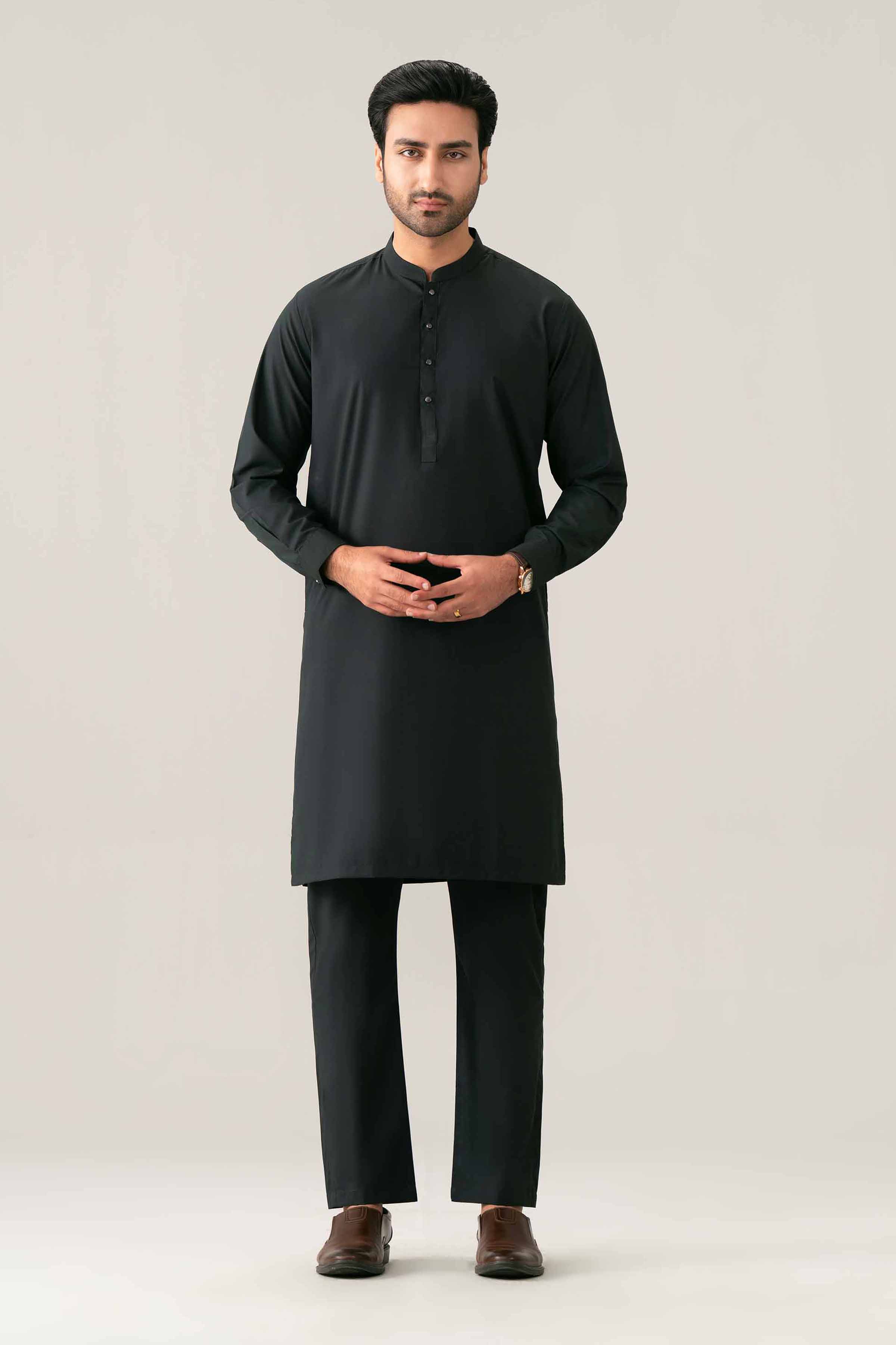 2 Piece - Solid Suit - NQ26-026 Black PV 2 Pieces Solids