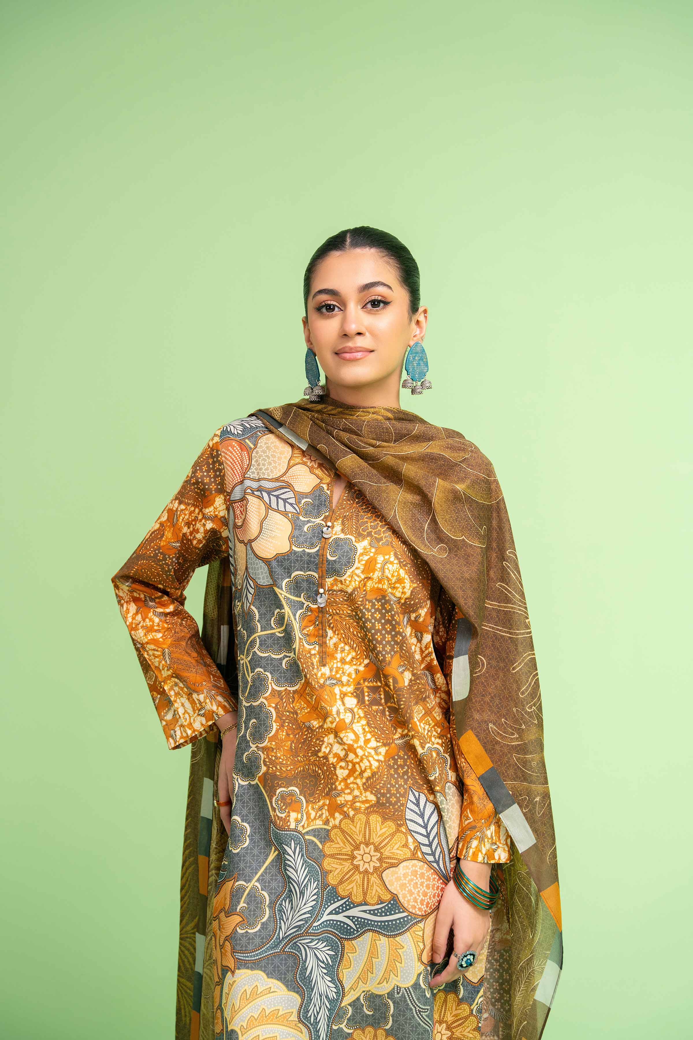 2 Piece - Printed Suit - PE24-363