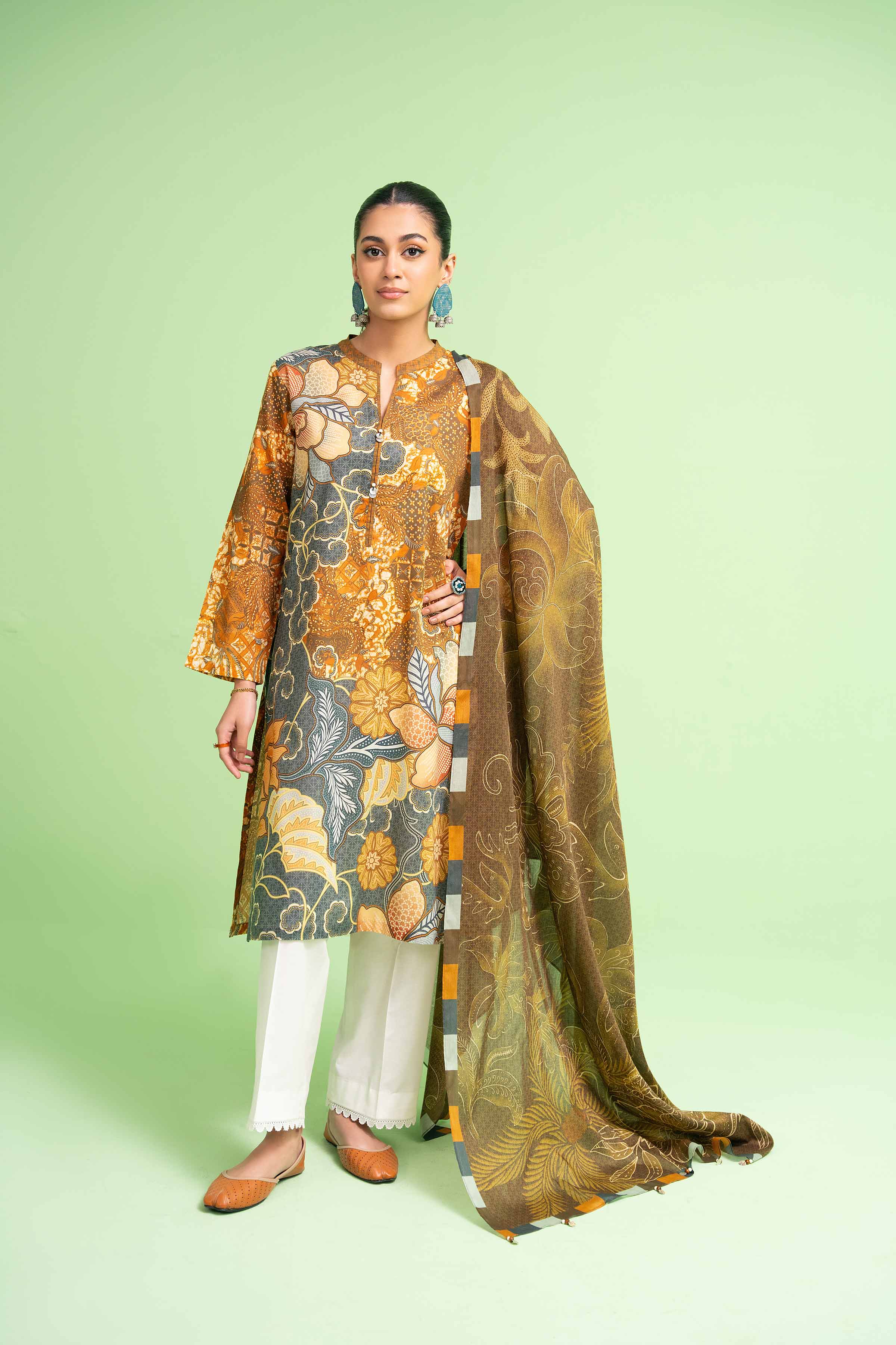 2 Piece - Printed Suit - PE24-363