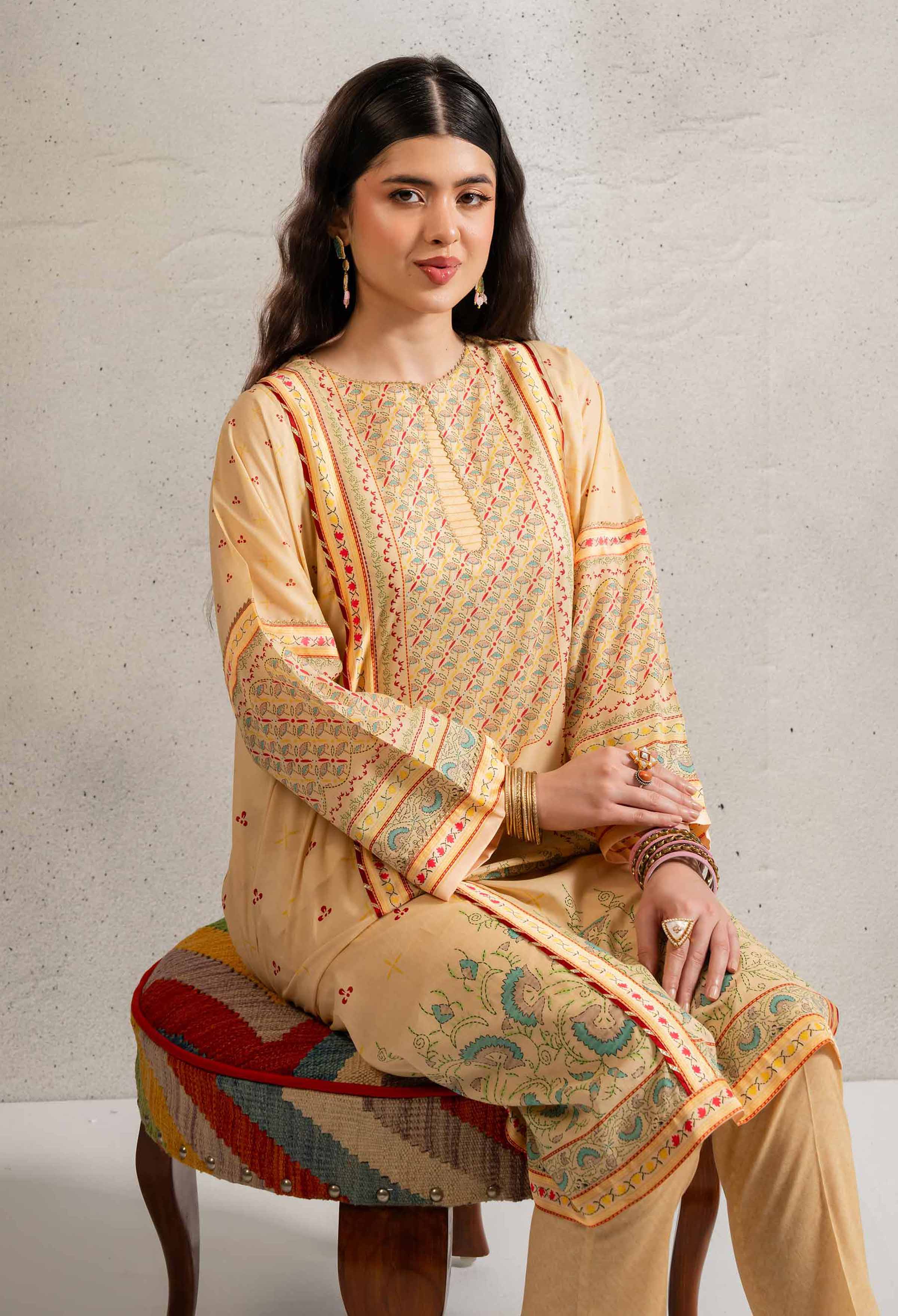 2 Piece - Printed Suit - PE25-116