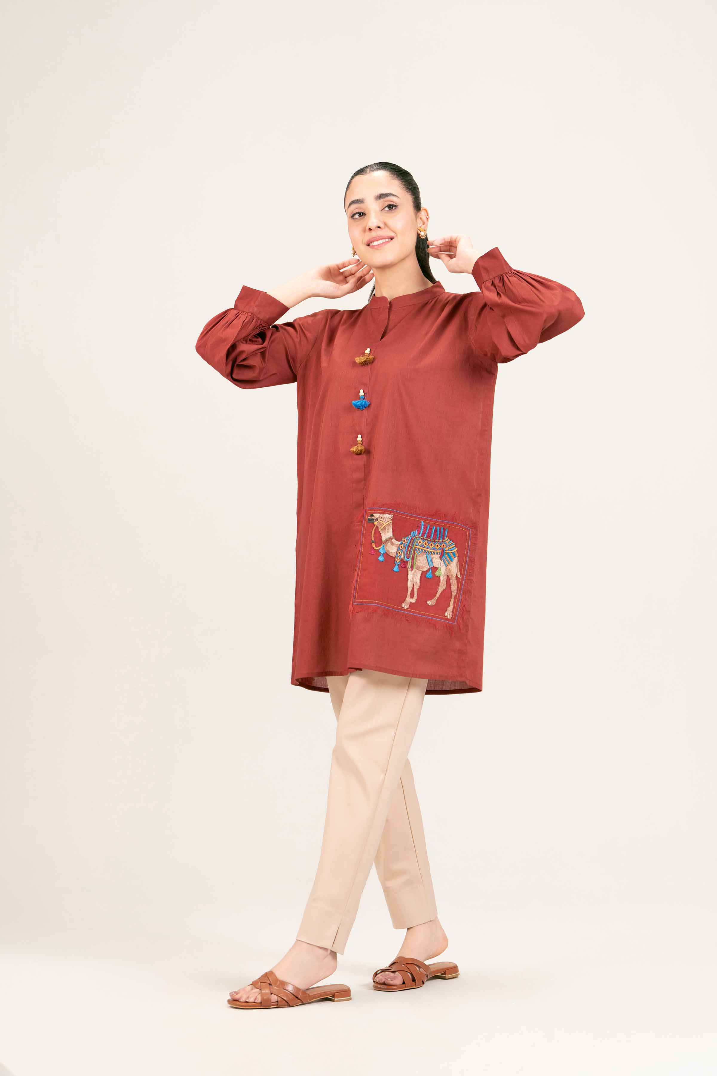 Embroidered Tunic - PE25-25