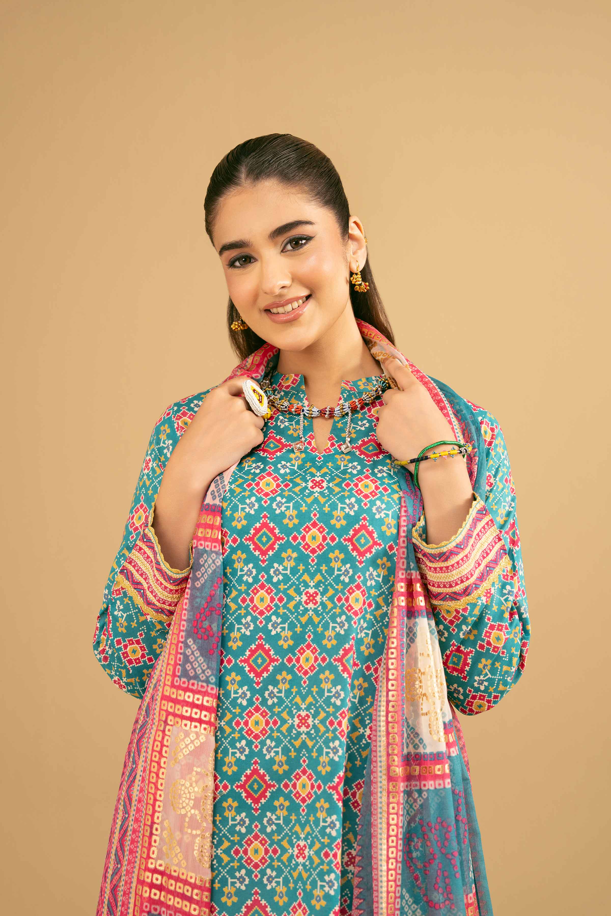 2 Piece - Printed Suit - PE25-259