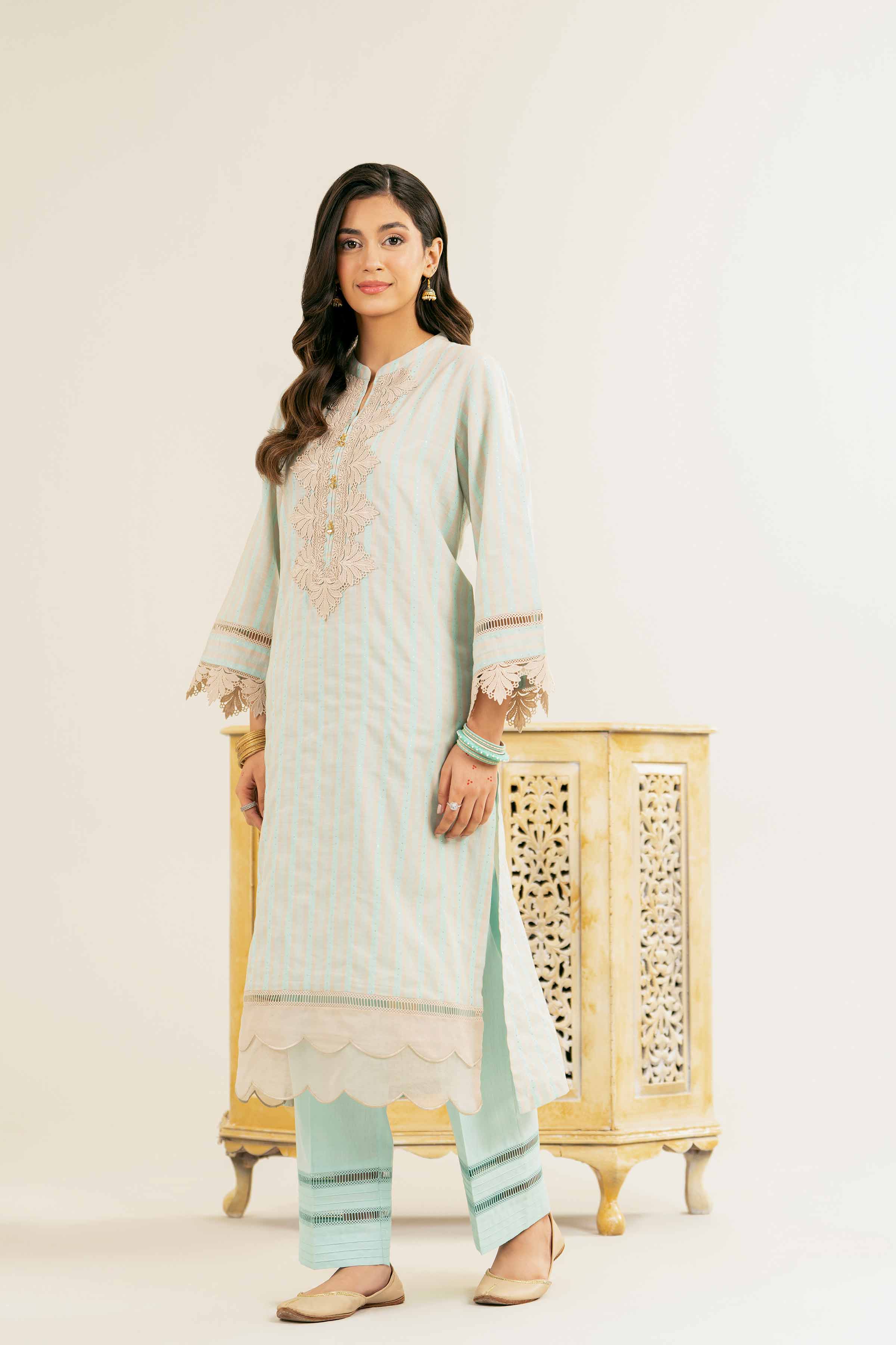 2 Piece - Embroidered Suit - PE25-26