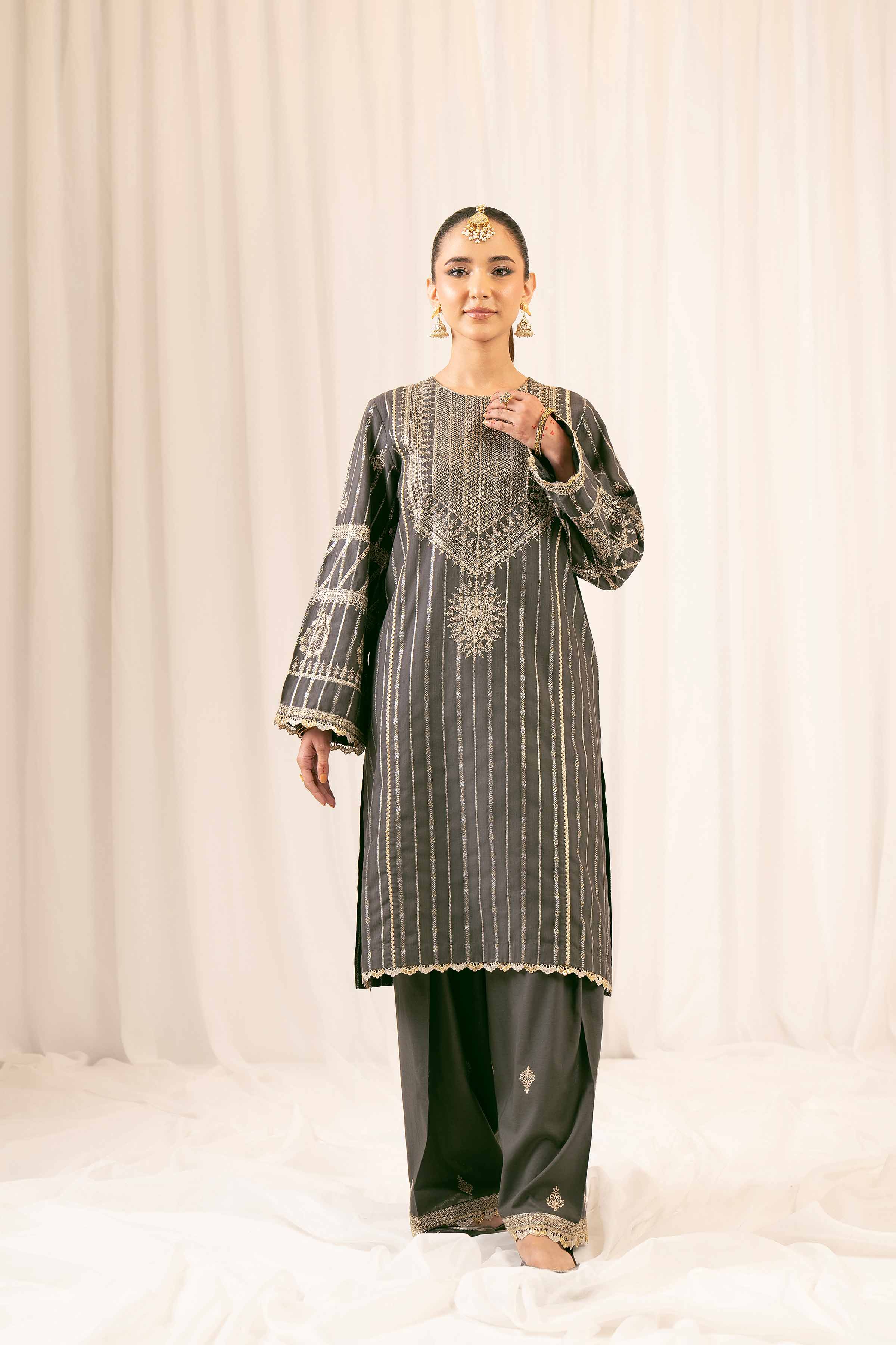 2 Piece - Embroidered Suit - PFE25-26