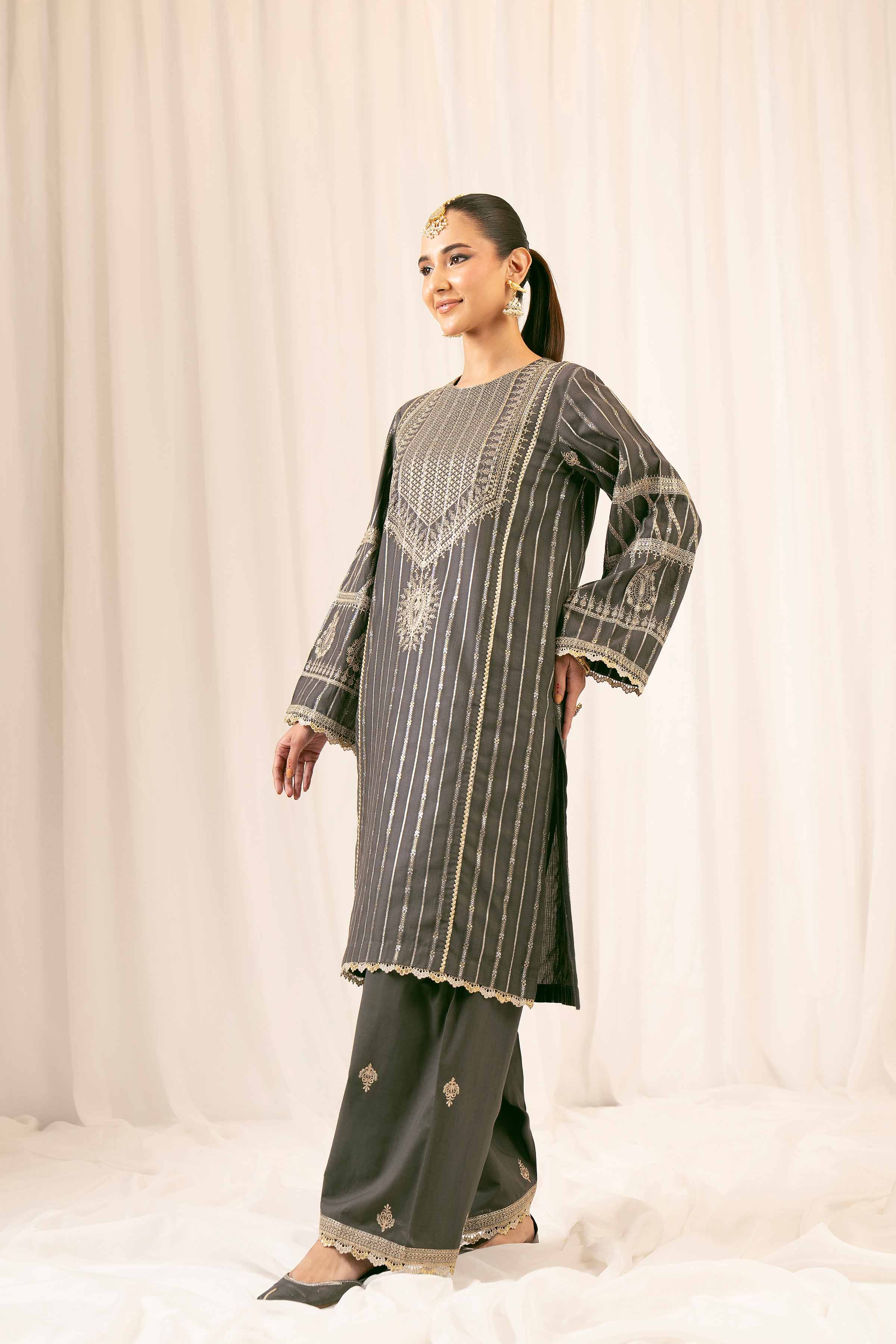 2 Piece - Embroidered Suit - PFE25-26