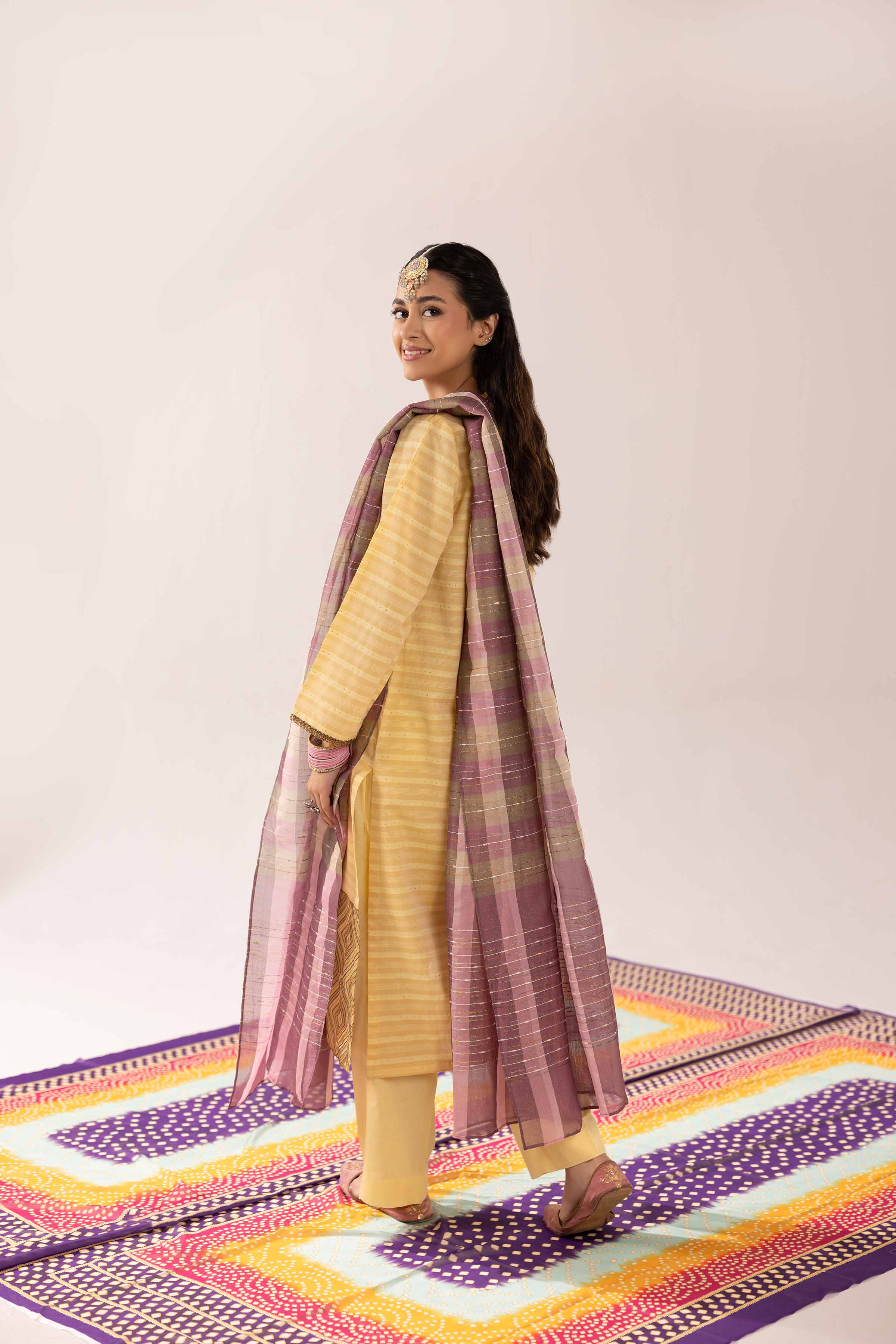 3 Piece - Embroidered Suit - PE25-317