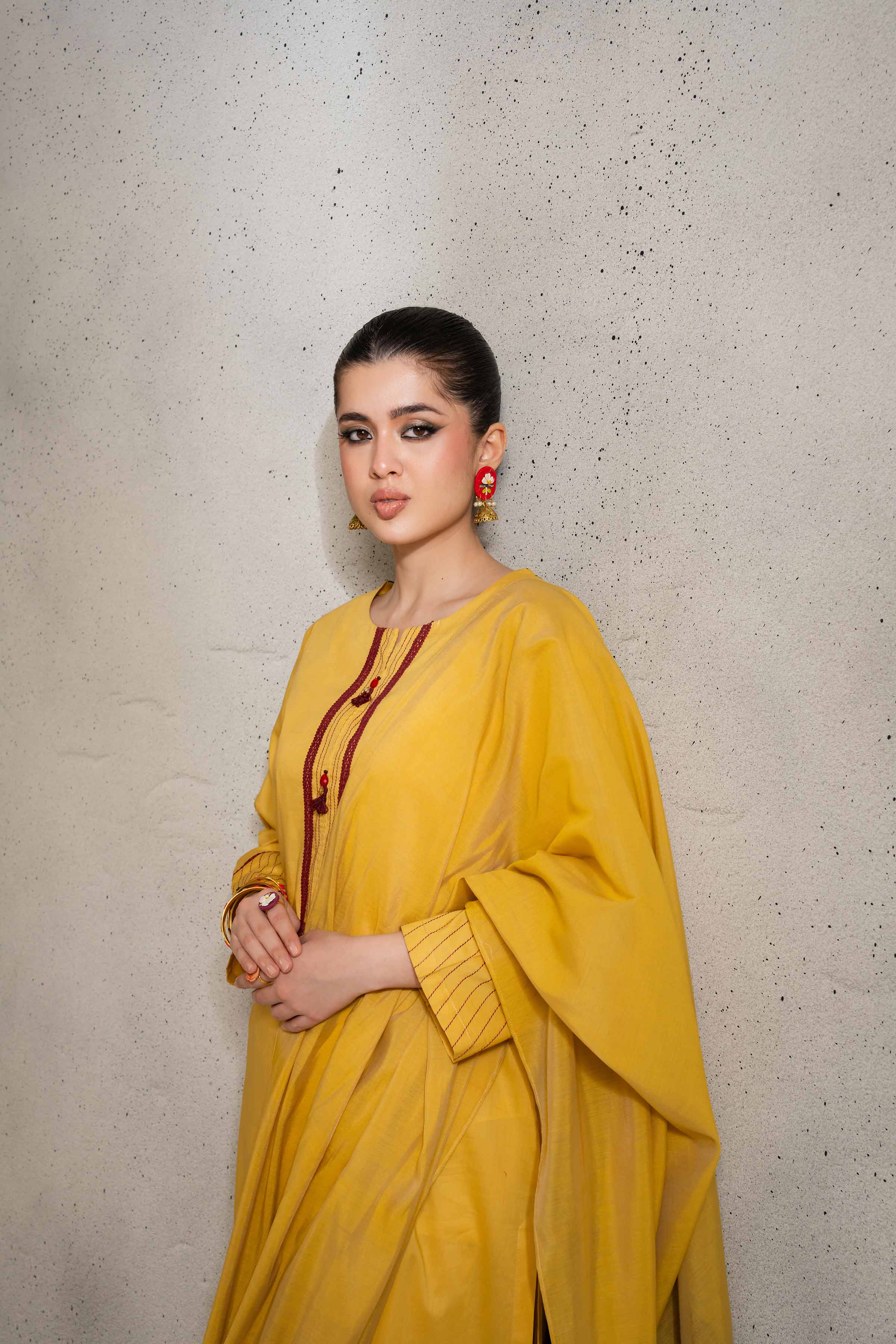 3 Piece - Embroidered Suit - PE25-318