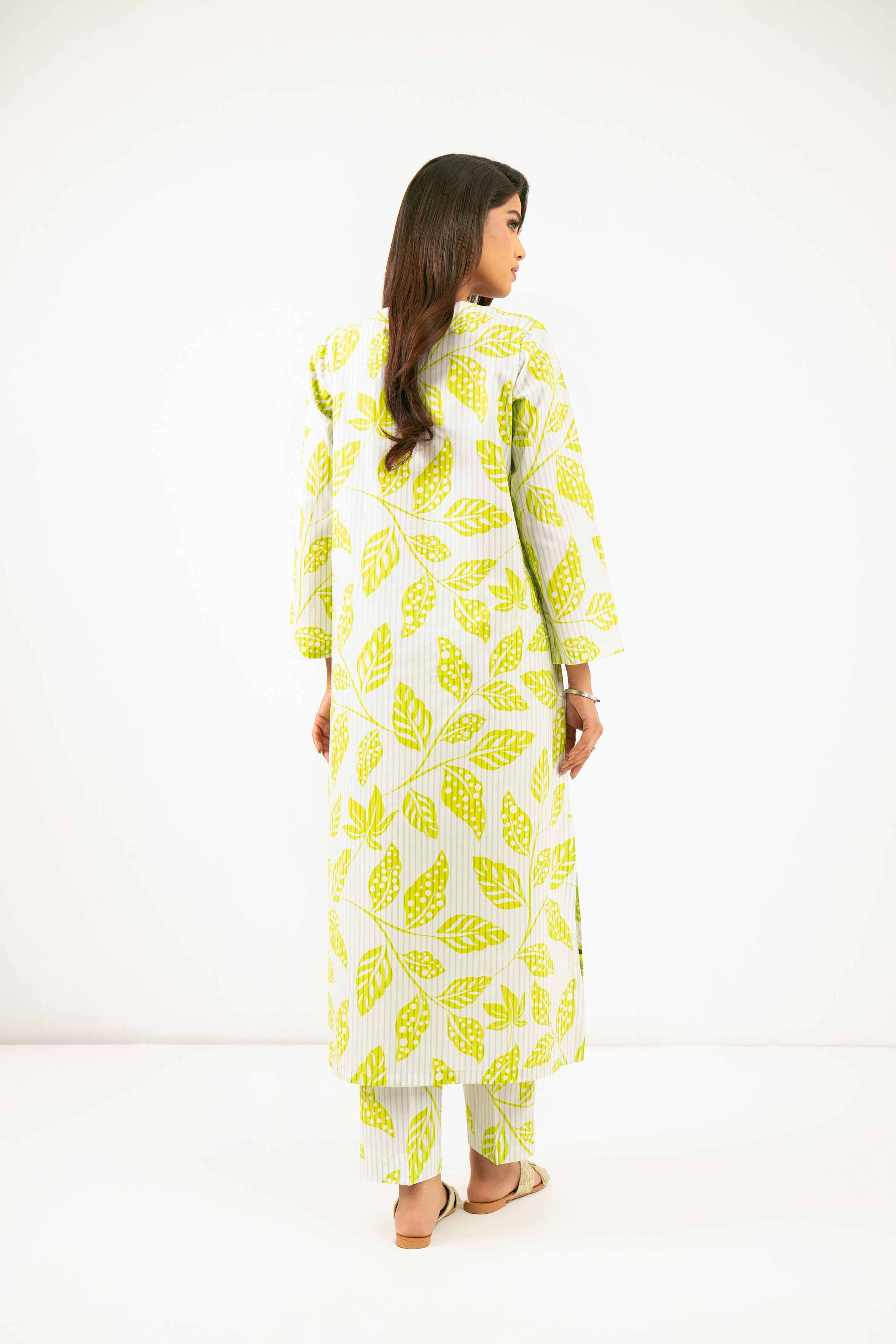 2 Piece - Printed Embroidered Suit - PE25-330