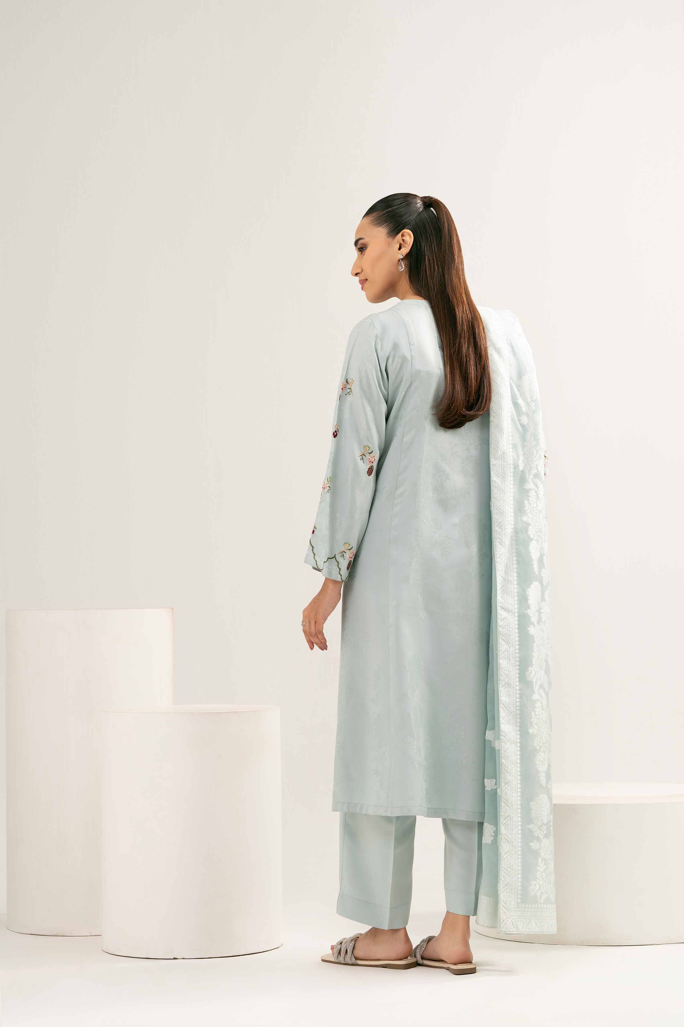 3 Piece - Embroidered Suit - PE25-414
