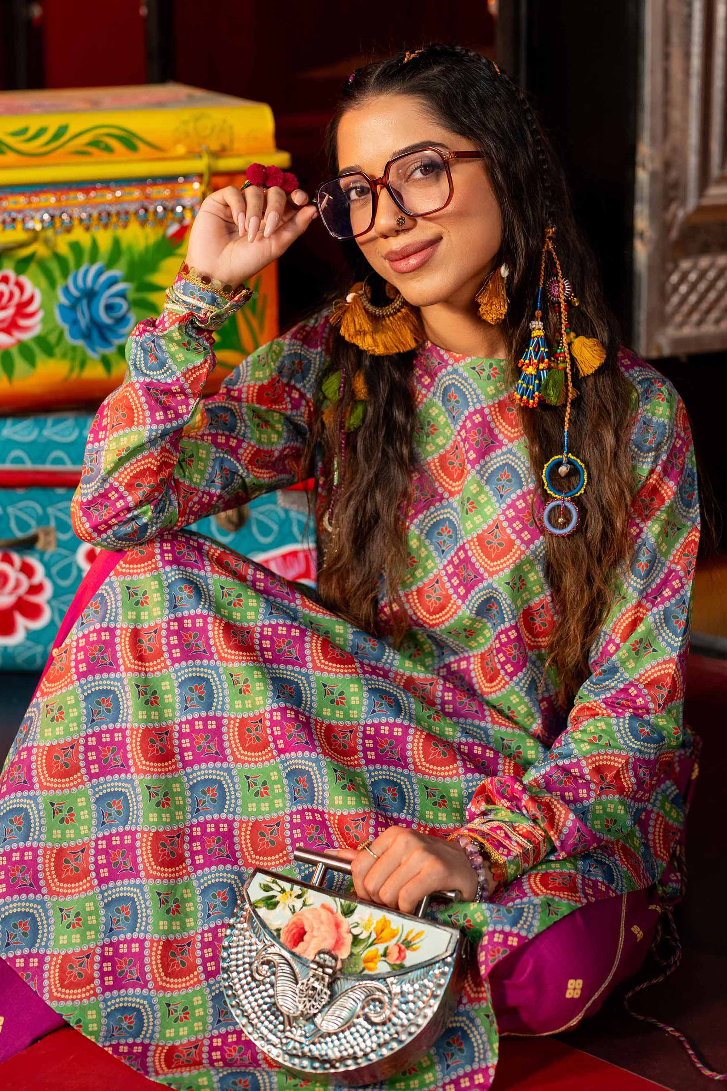 2 Piece - Printed Suit - PE25-63
