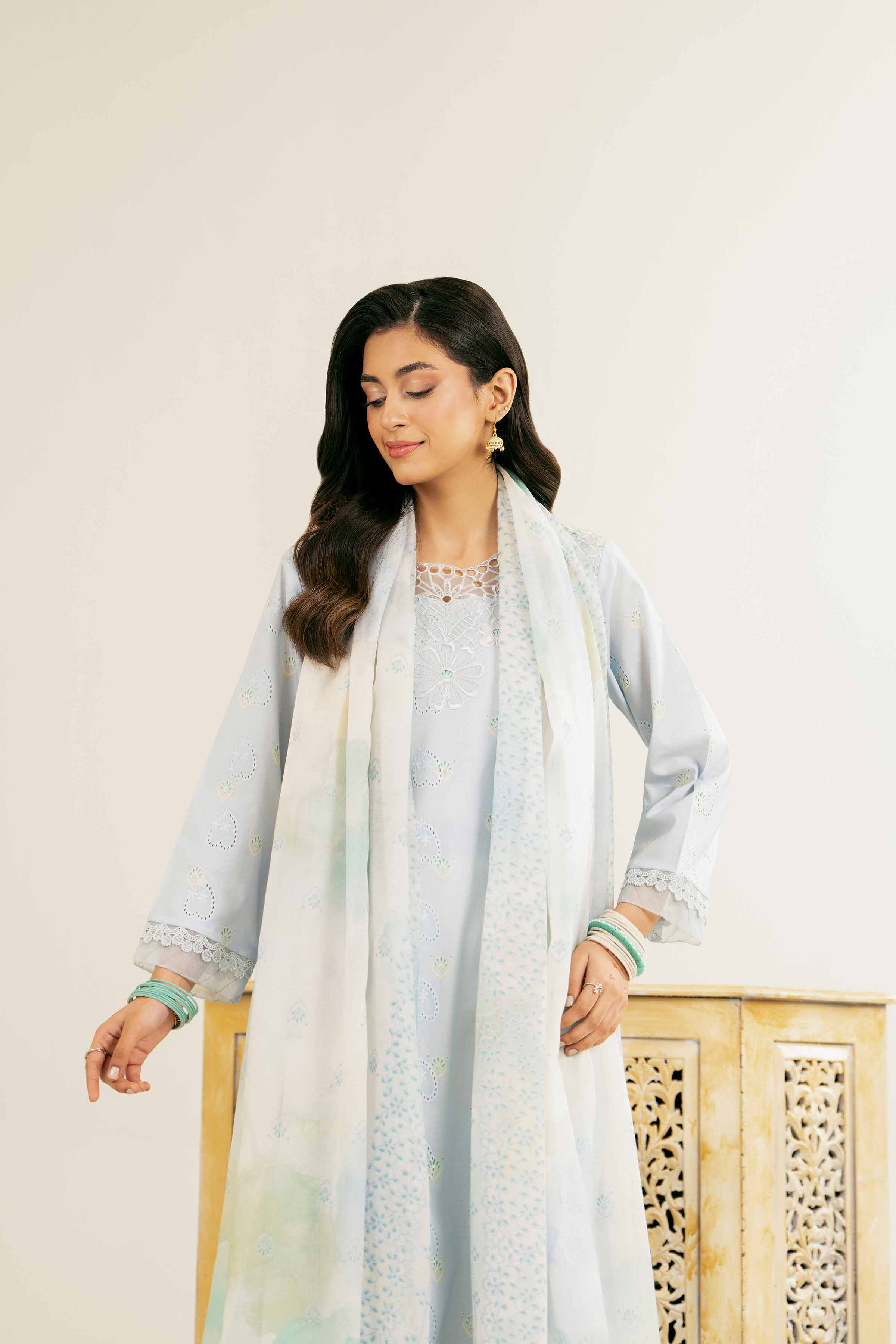 2 Piece - Embroidered Suit - PE25-88