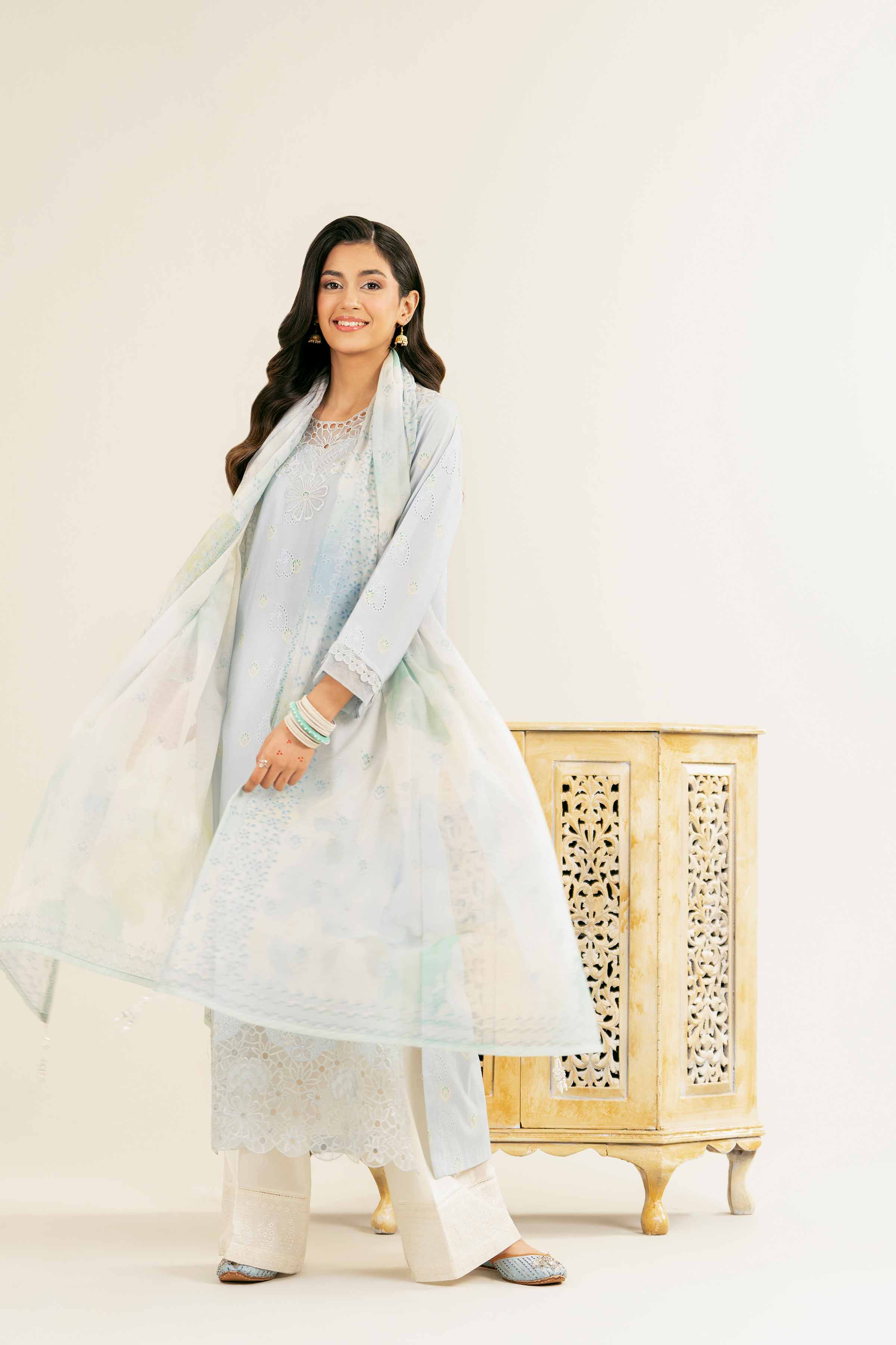 2 Piece - Embroidered Suit - PE25-88