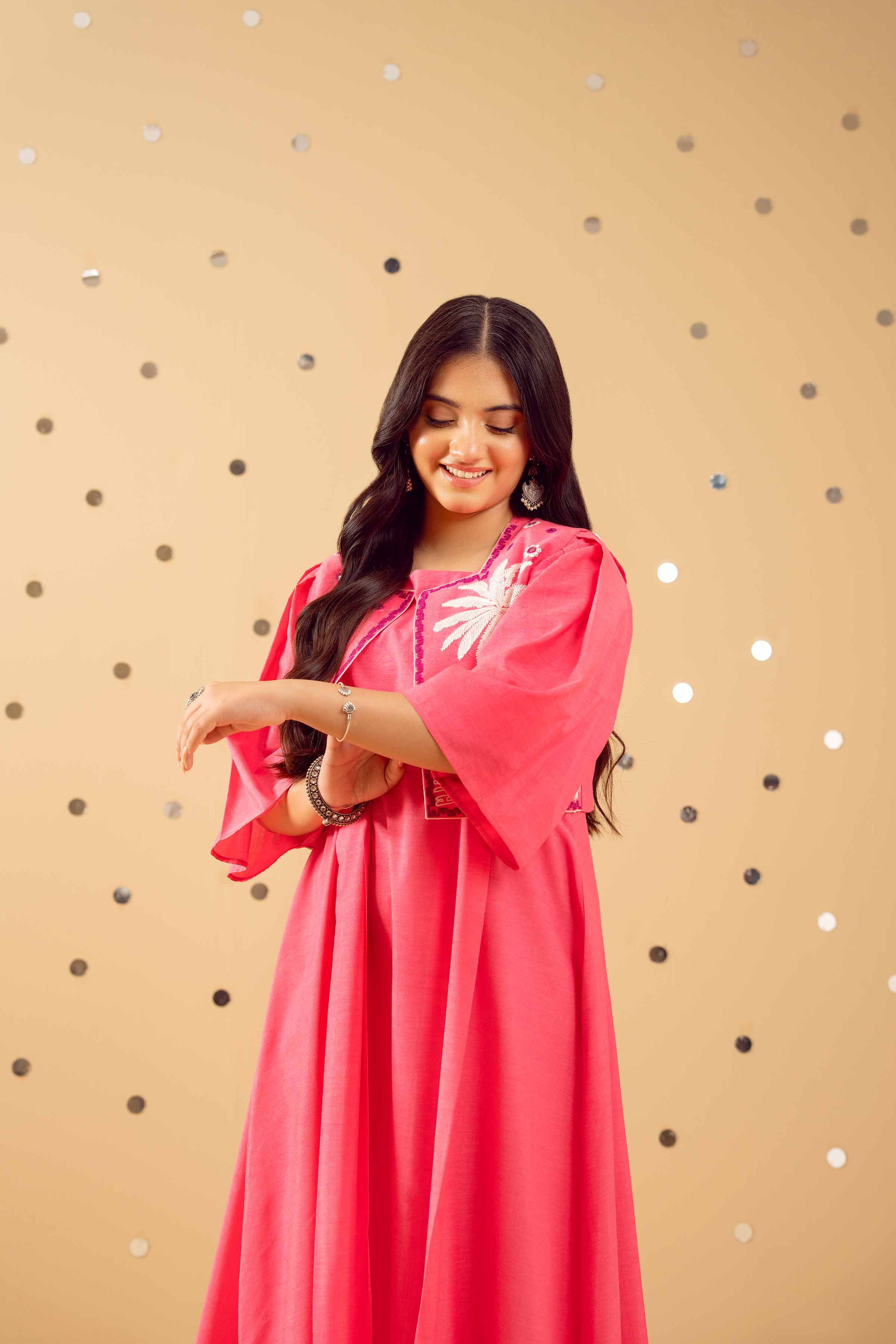 2 Piece - Embroidered Suit - PE25-90