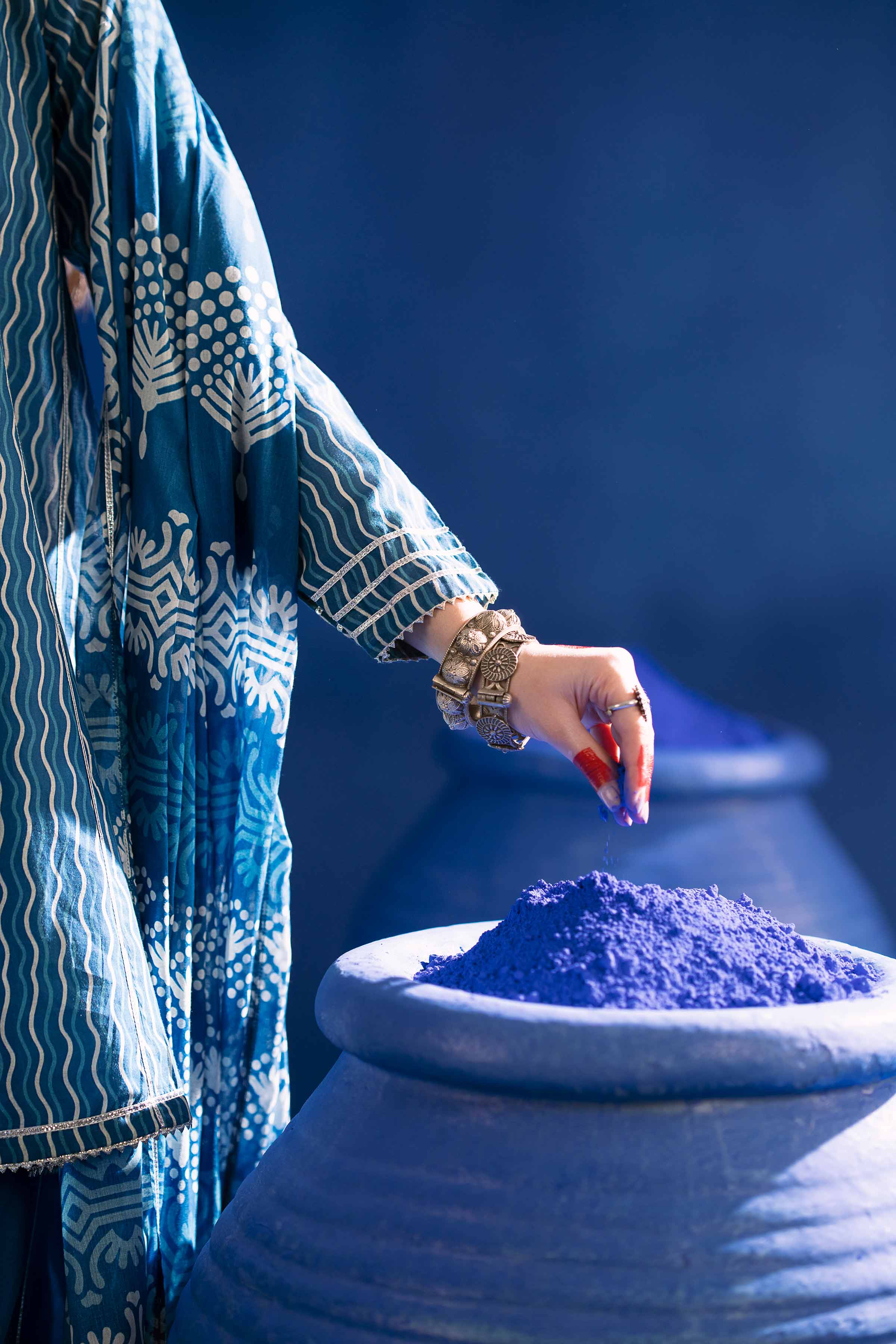 3 Piece - Printed Embroidered Suit - PE25-96