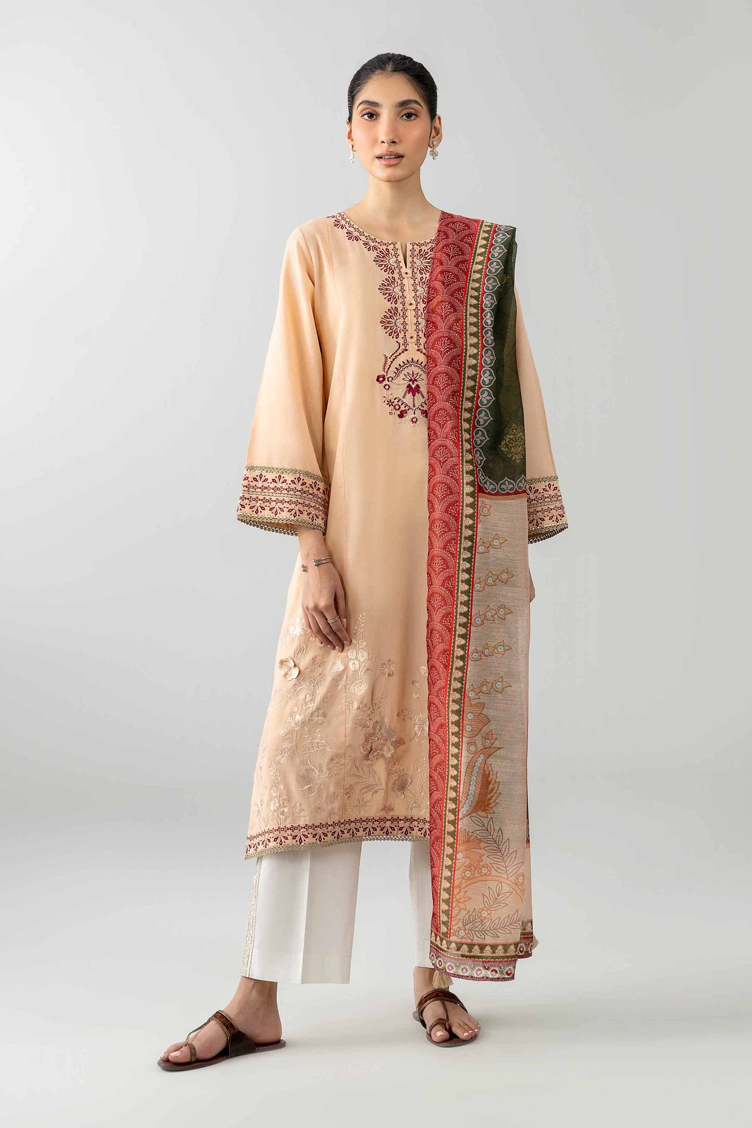 2 Piece - Embroidered Suit - PE26-130