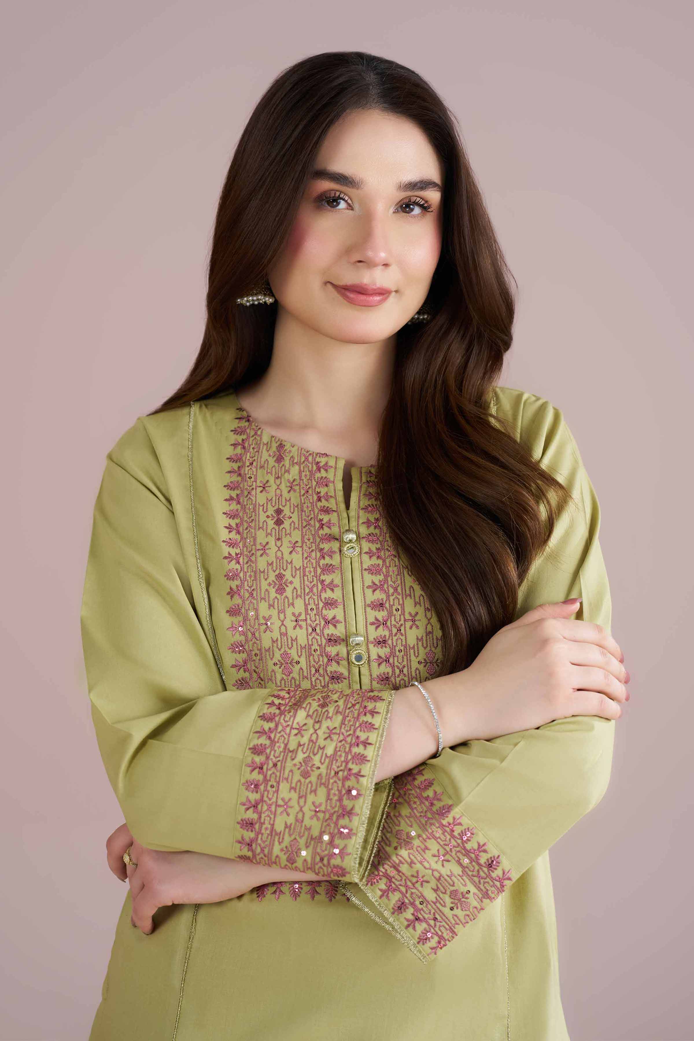 2 Piece - Embroidered Suit - PE26-151