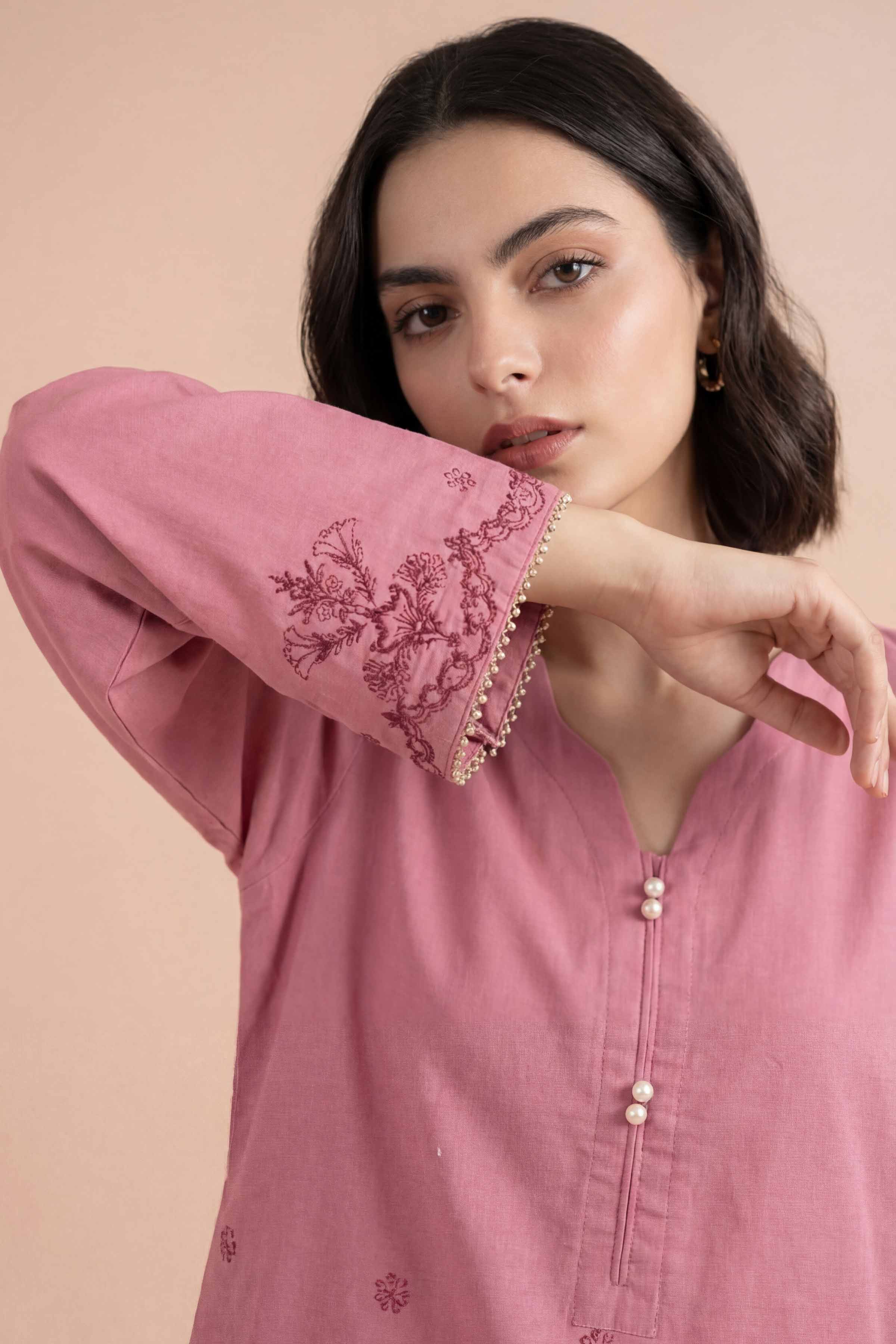 2 Piece - Embroidered Suit - PE26-167