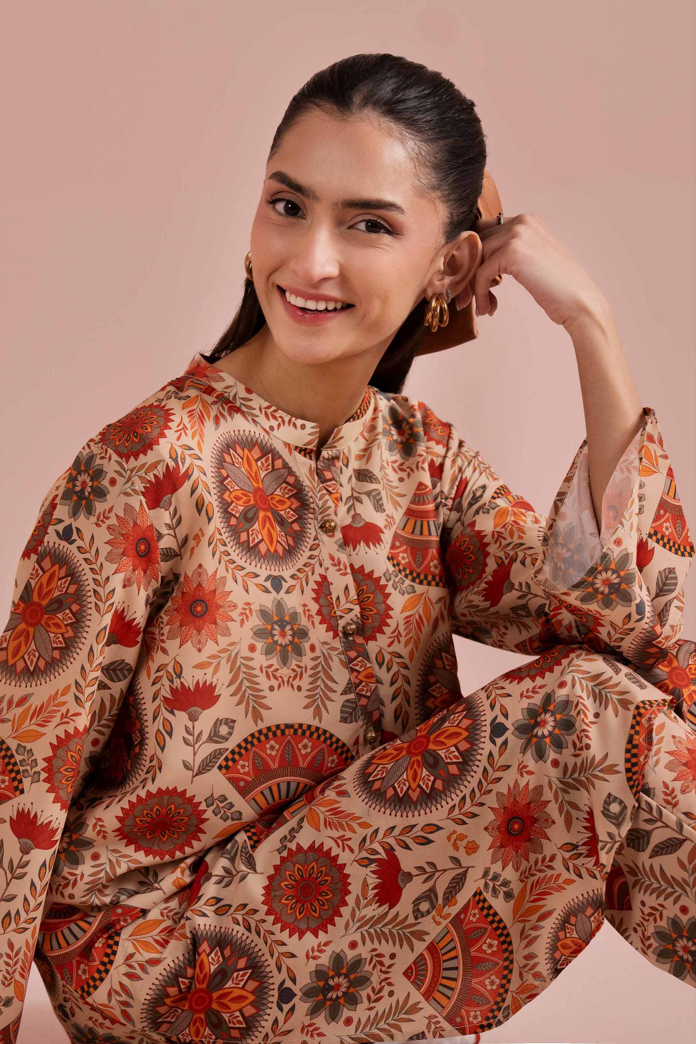 2 Piece - Printed Suit - PE26-18
