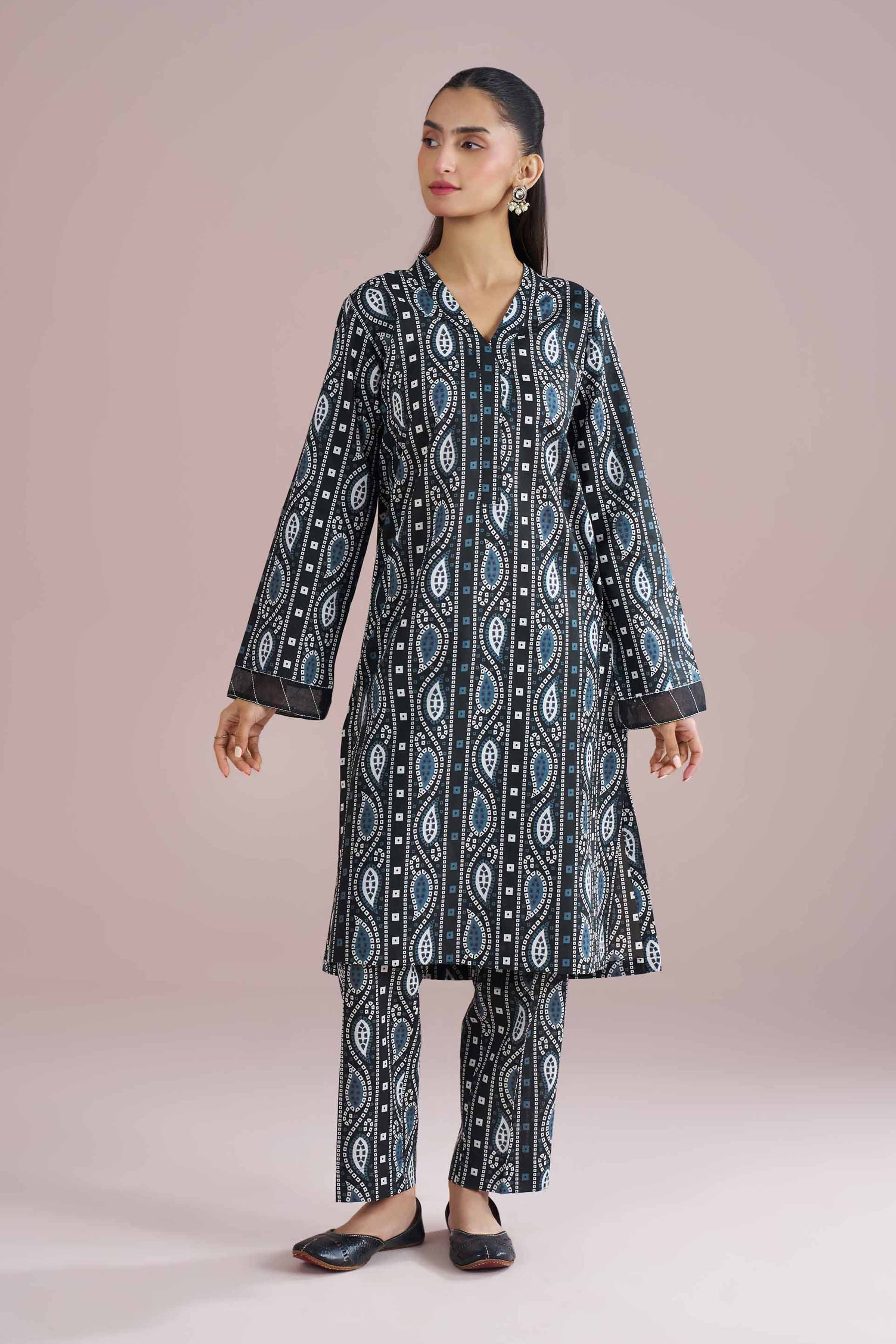 2 Piece - Printed Suit - PE26-194