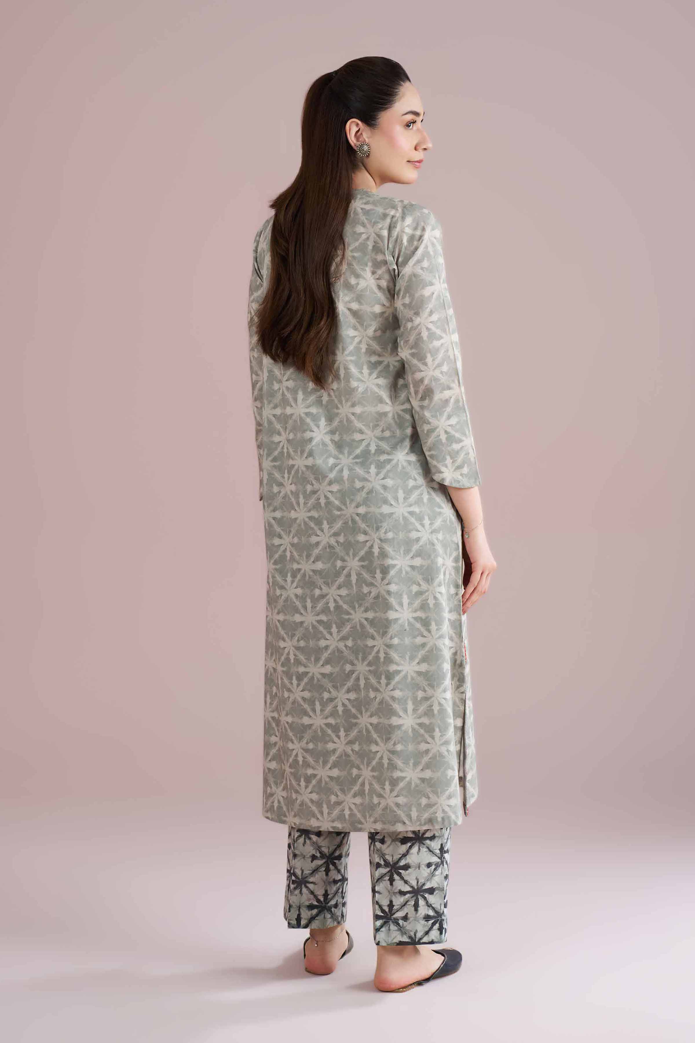 2 Piece - Printed Embroidered Suit - PE26-250 Grey Lawn 2PC Embroidered READY TO WEAR