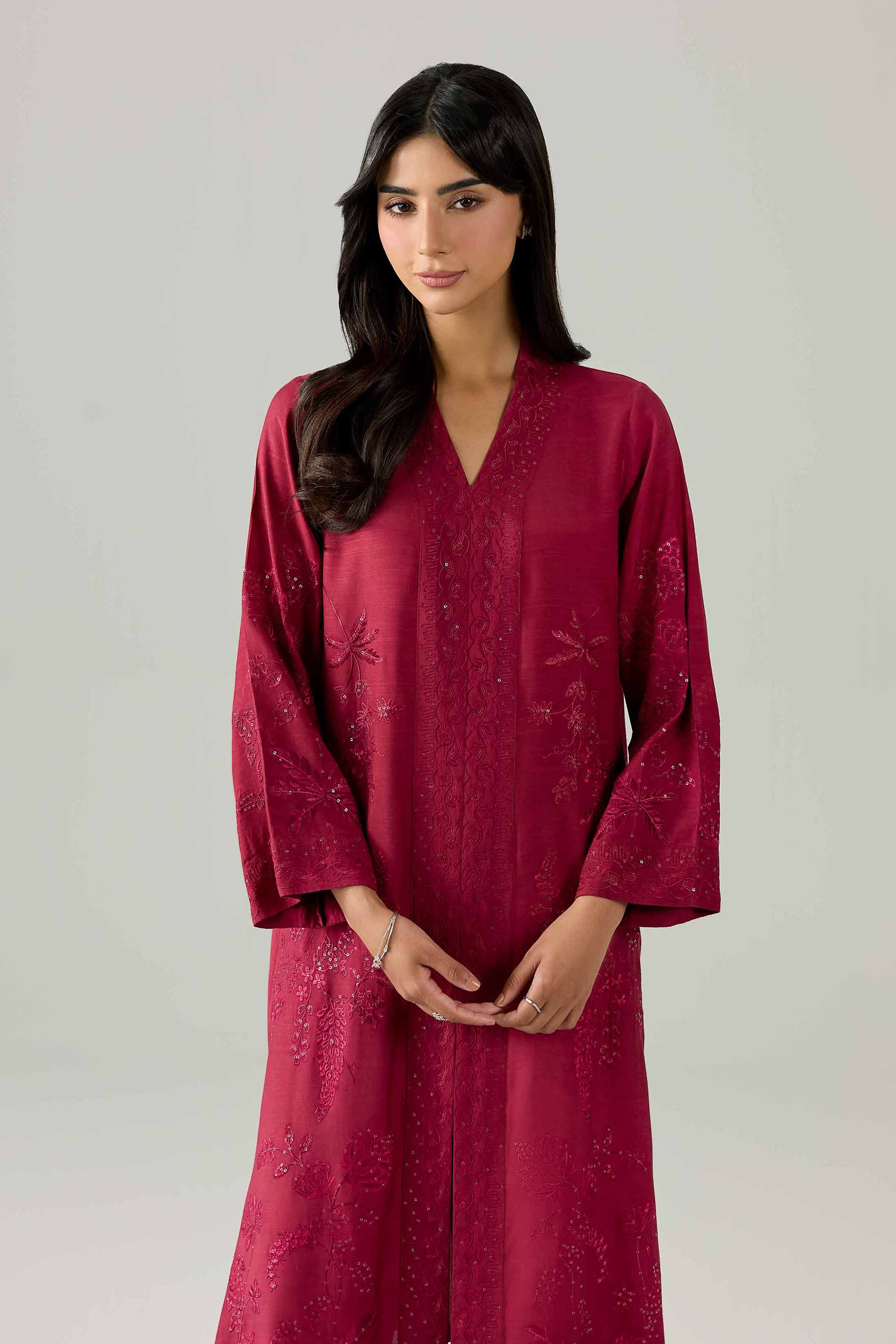 2 Piece - Embroidered Suit - PE26-255