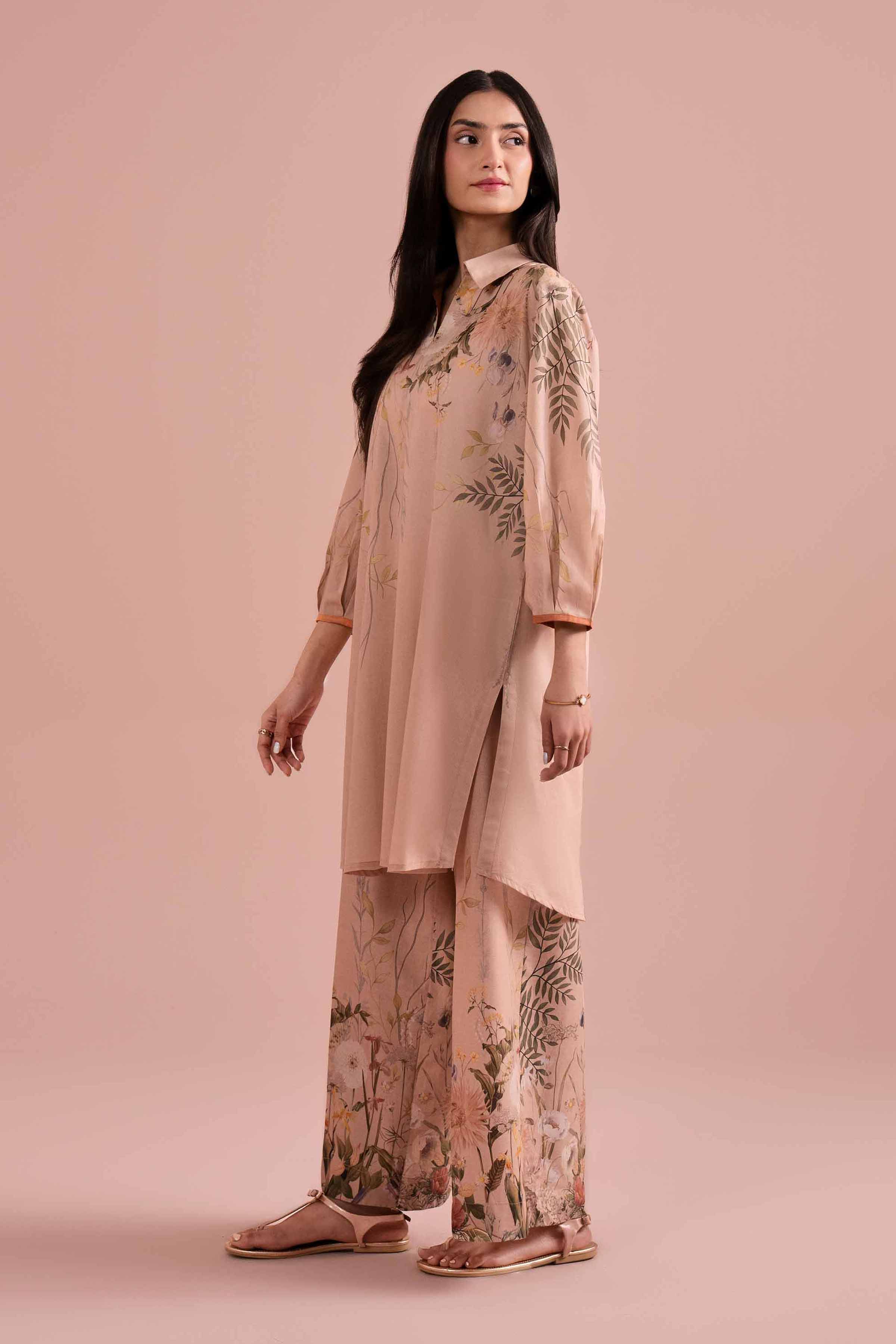 2 Piece - Printed Suit - PE26-271 Beige Lawn 2PC Printed READY TO WEAR