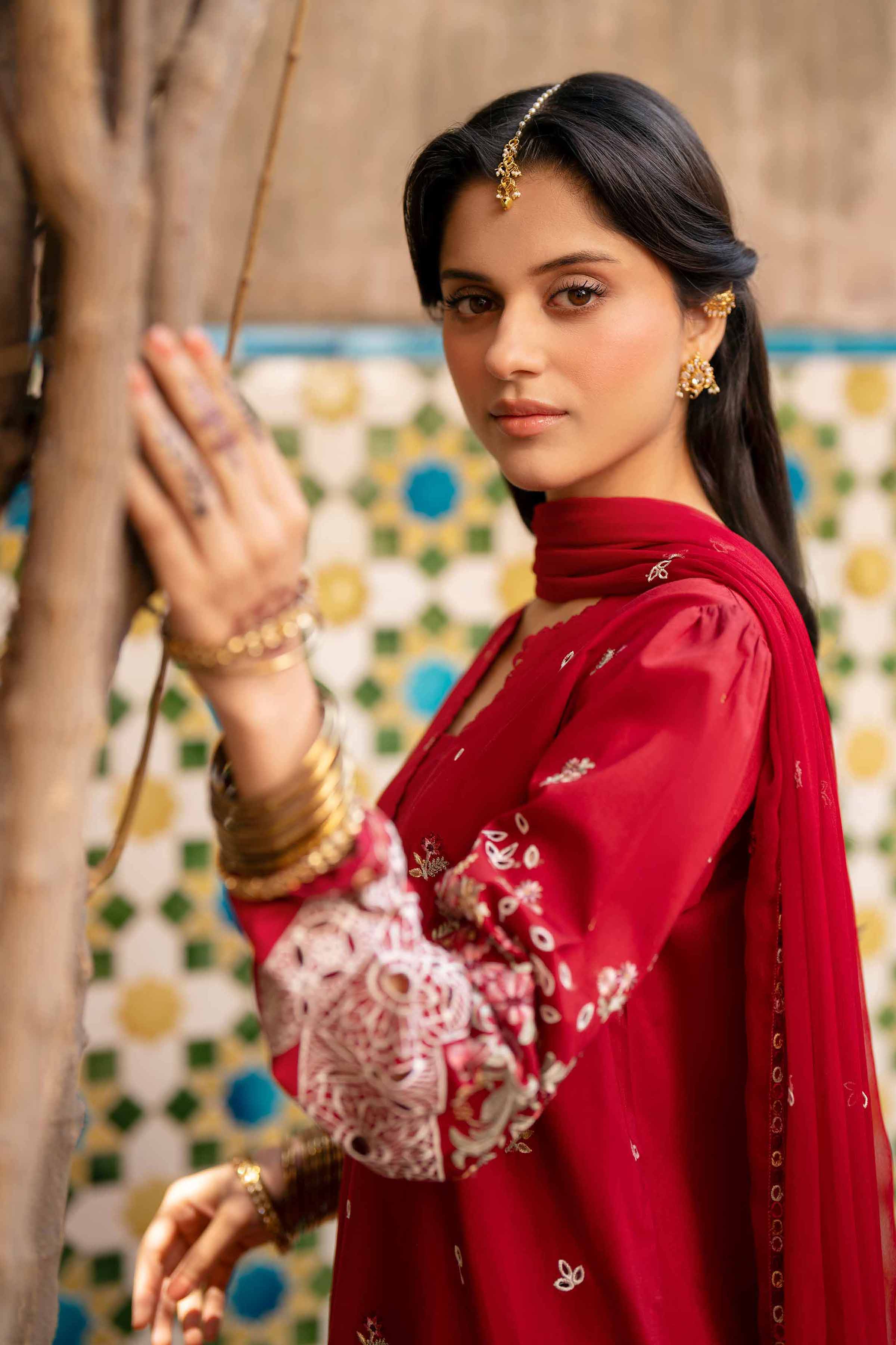3 Piece - Embroidered Suit - PE26-293