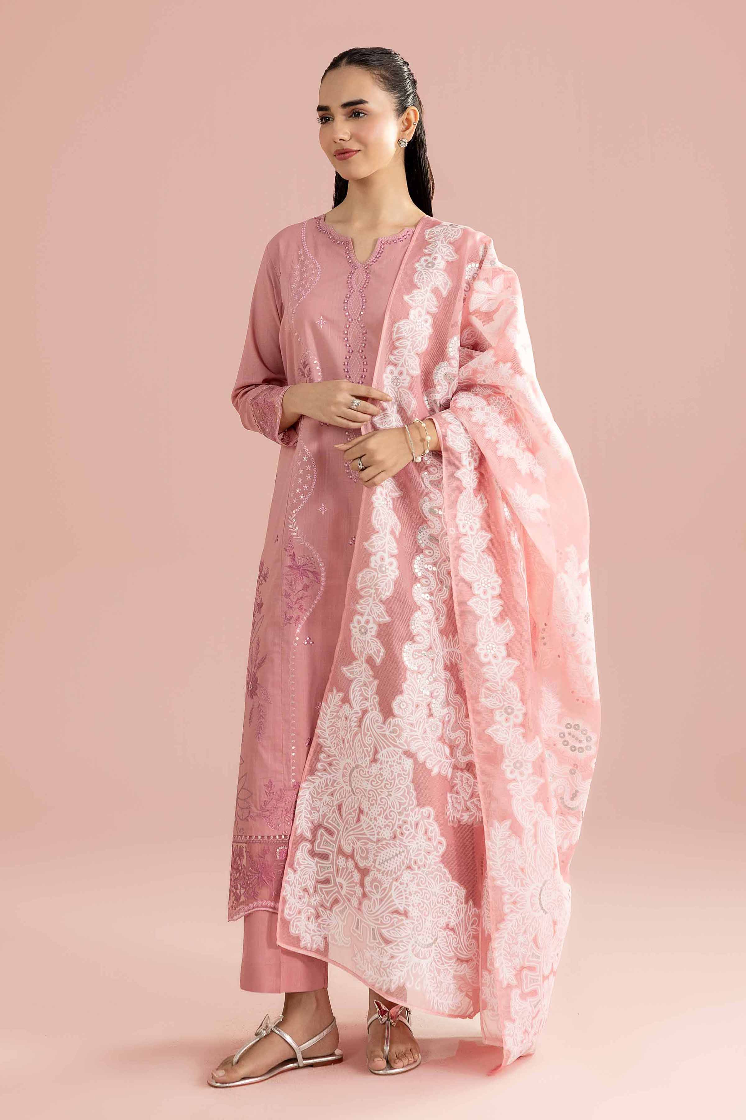 3 Piece - Embroidered Suit - PE26-315