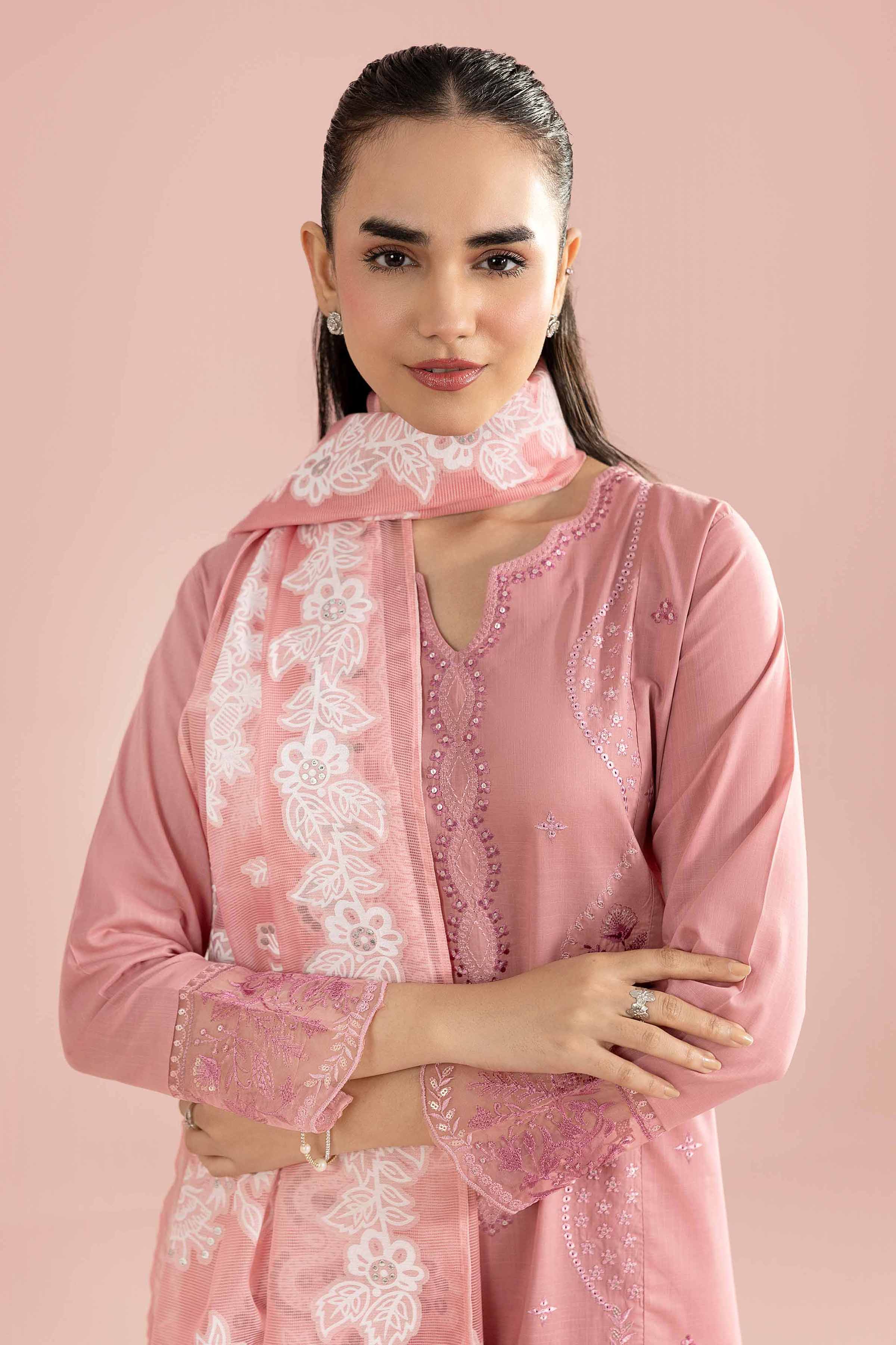 3 Piece - Embroidered Suit - PE26-315