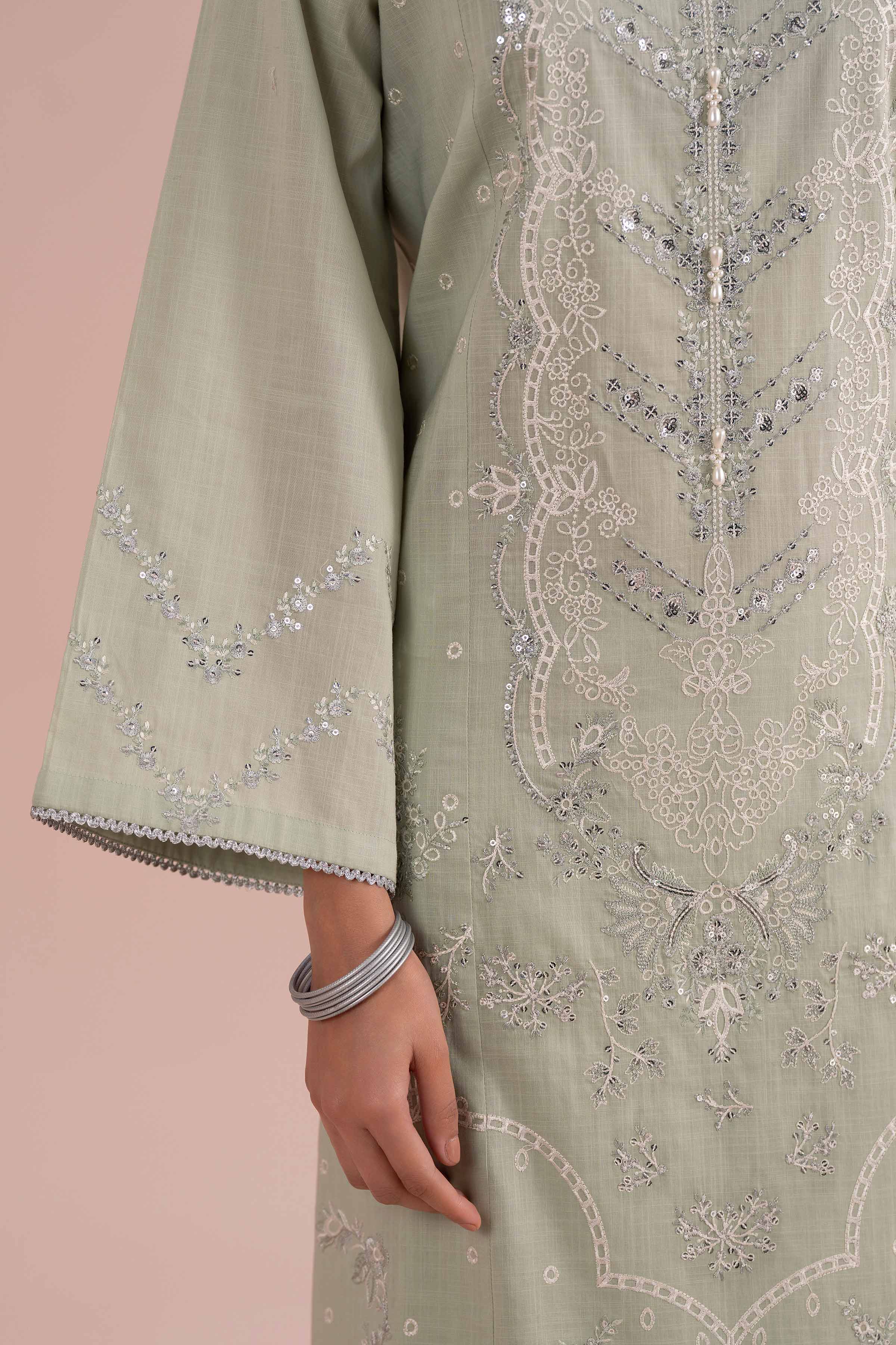 3 Piece - Embroidered Suit - PE26-316