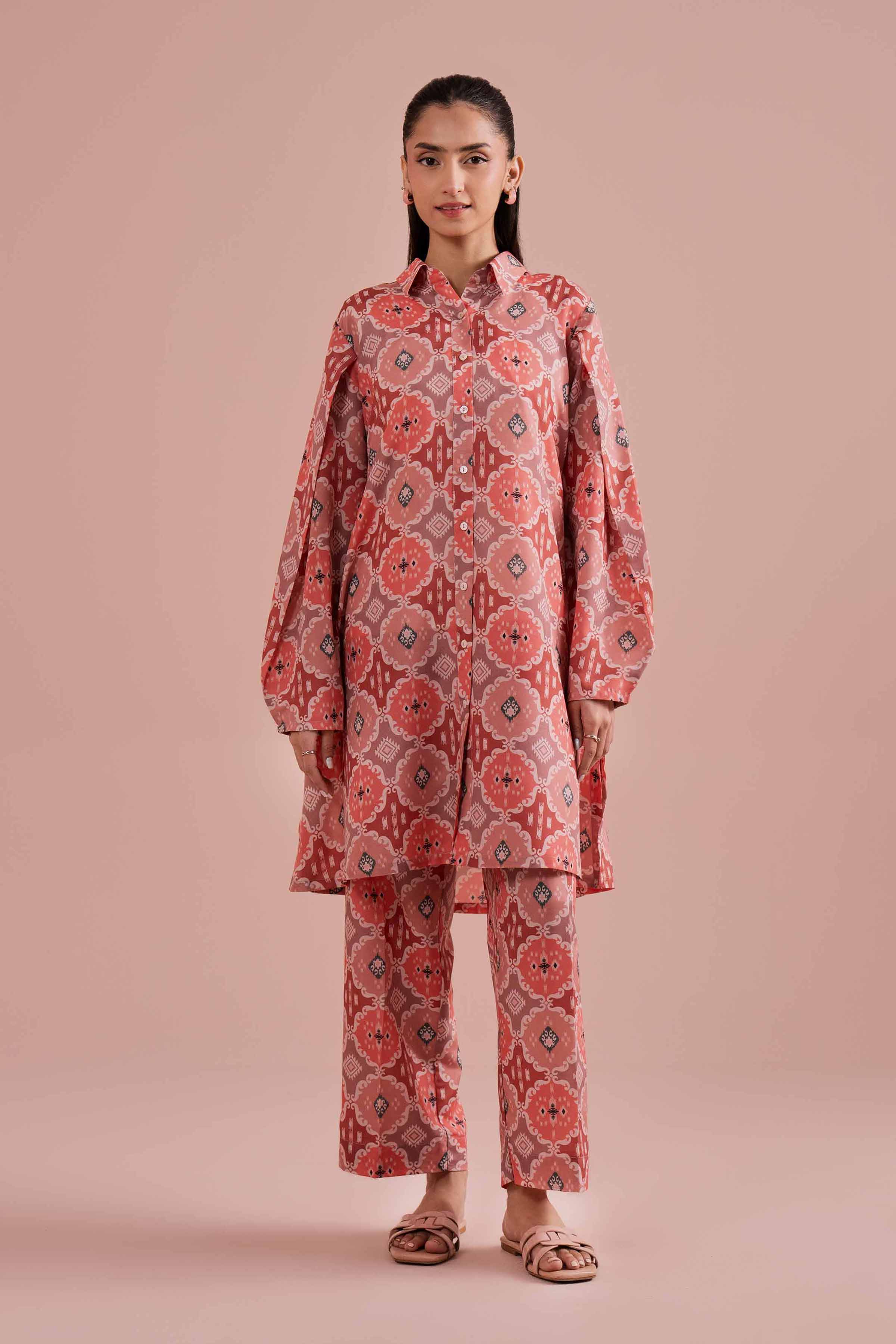 2 Piece - Printed Suit - PE26-346