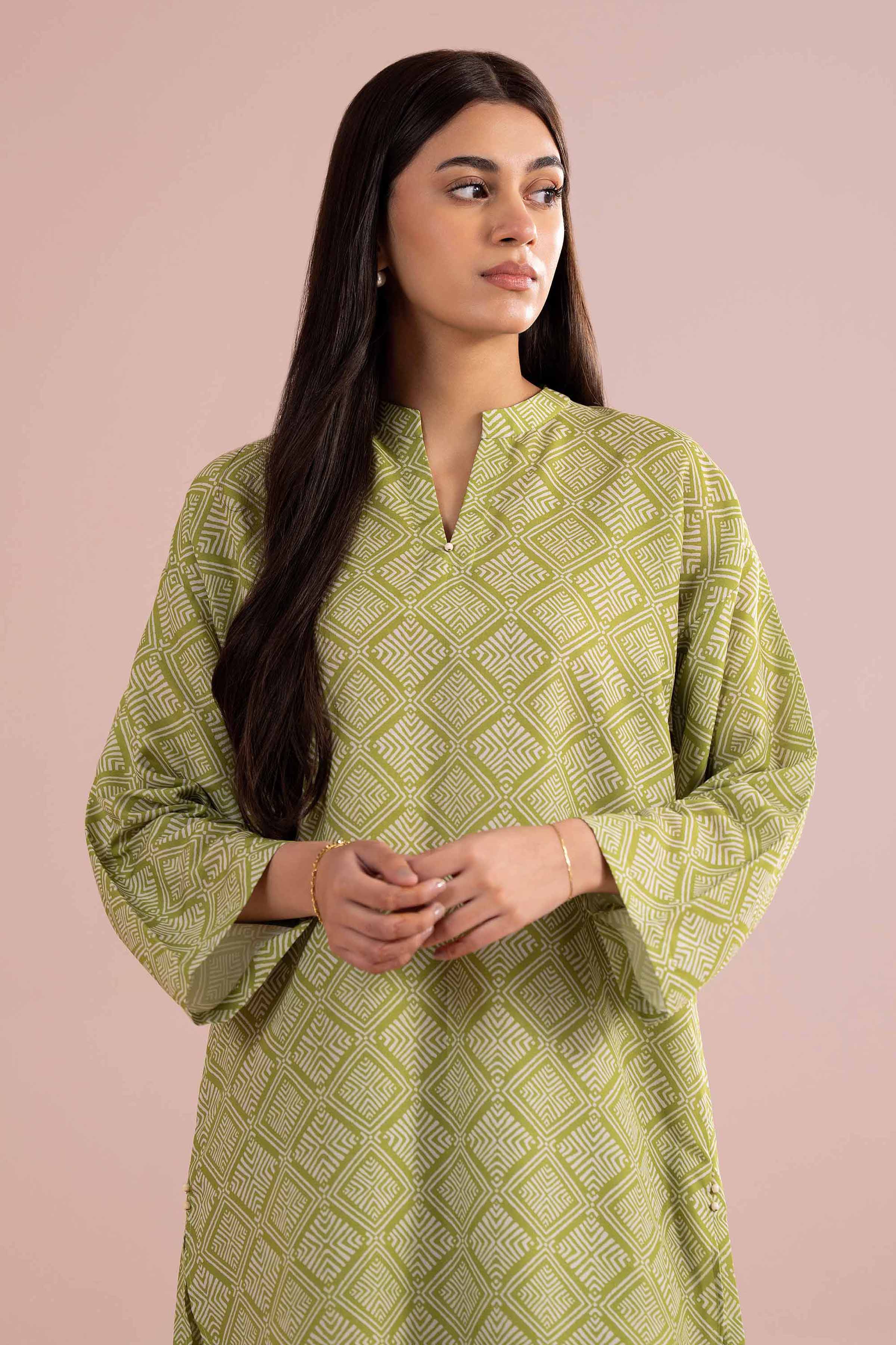 2 Piece - Printed Suit - PE26-350 Ready To Wear Green Lawn 2PC Printed