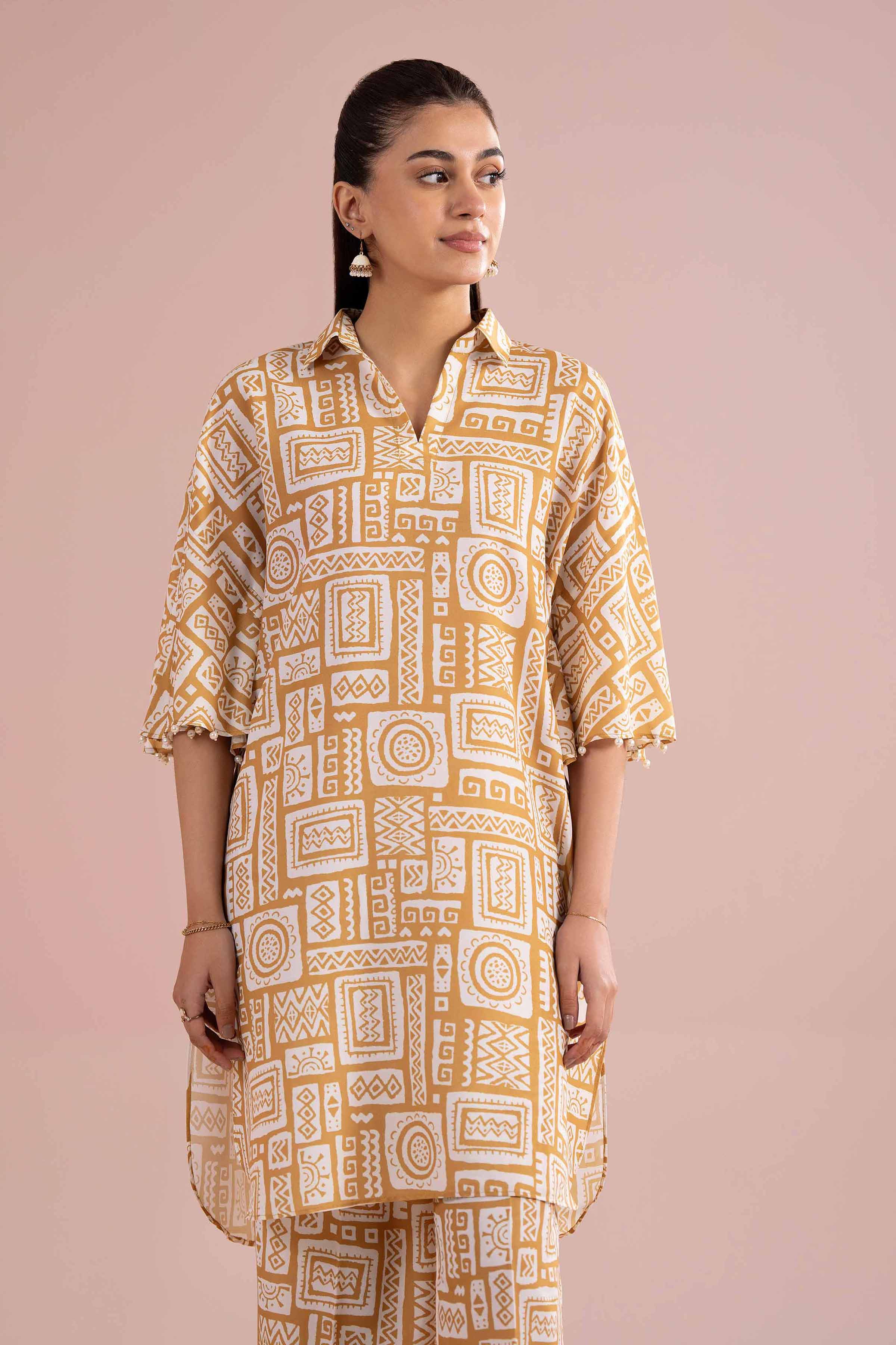 2 Piece - Printed Suit - PE26-362 Yellow Lawn 2PC Printed