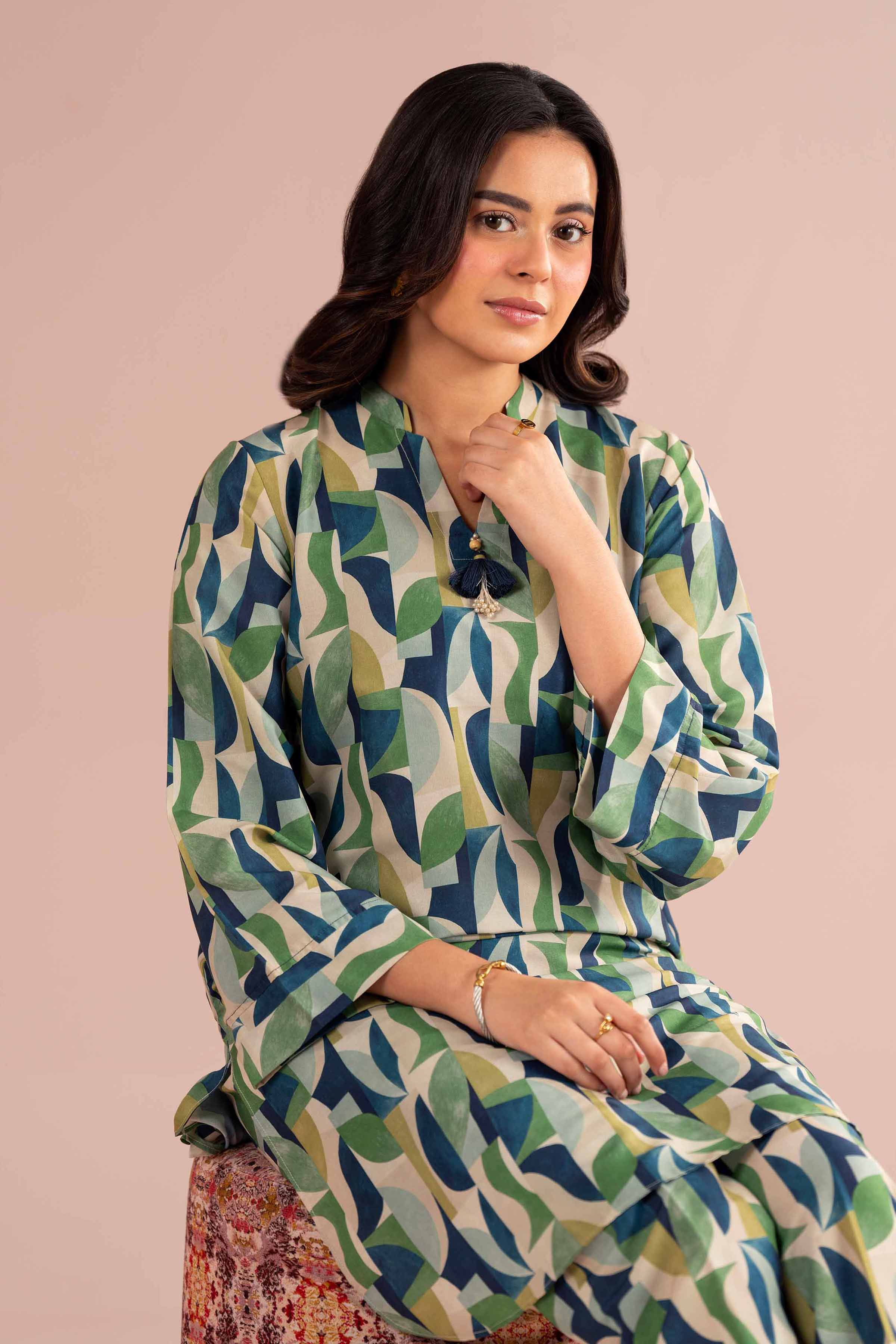 2 Piece - Printed Suit - PE26-363