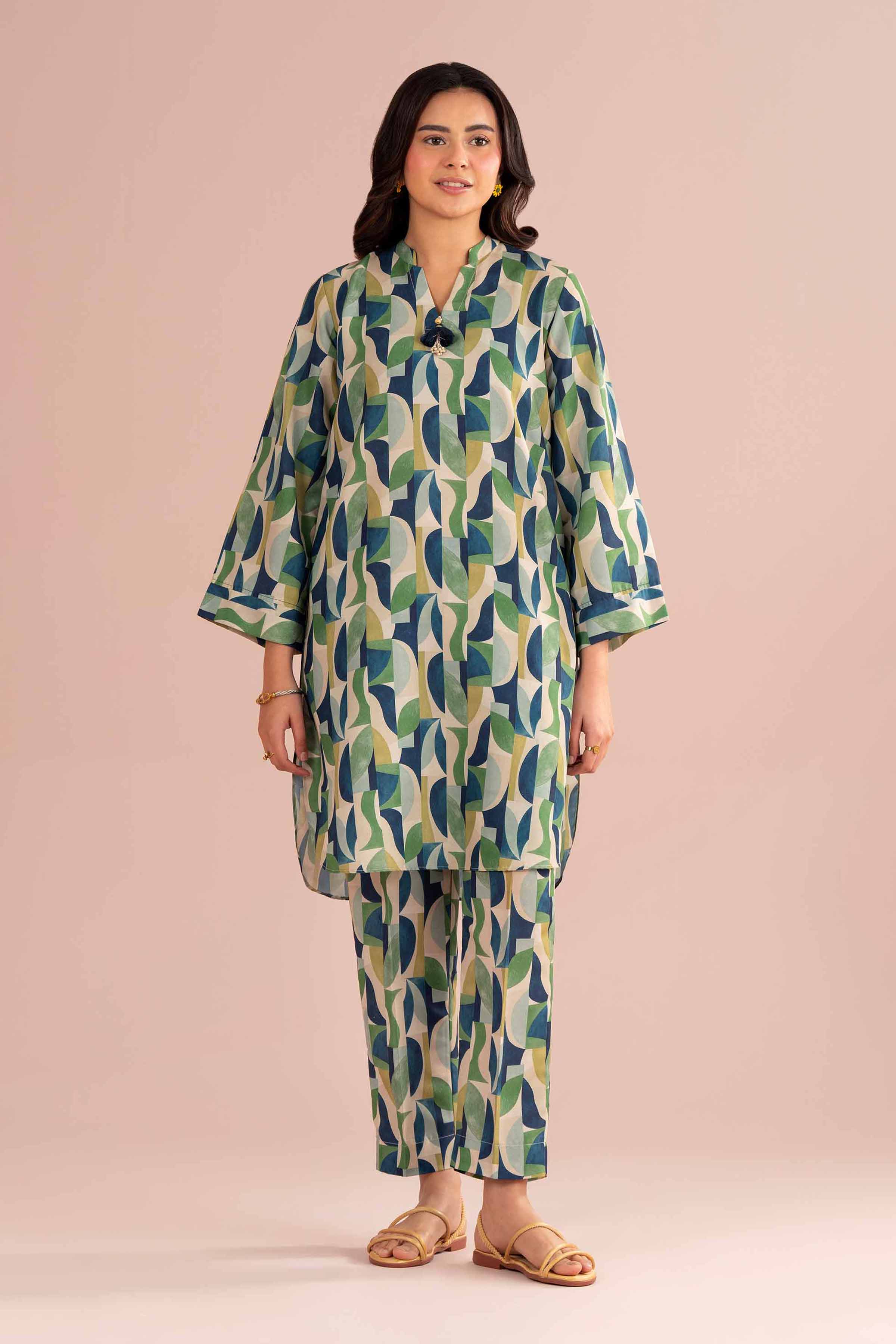 2 Piece - Printed Suit - PE26-363