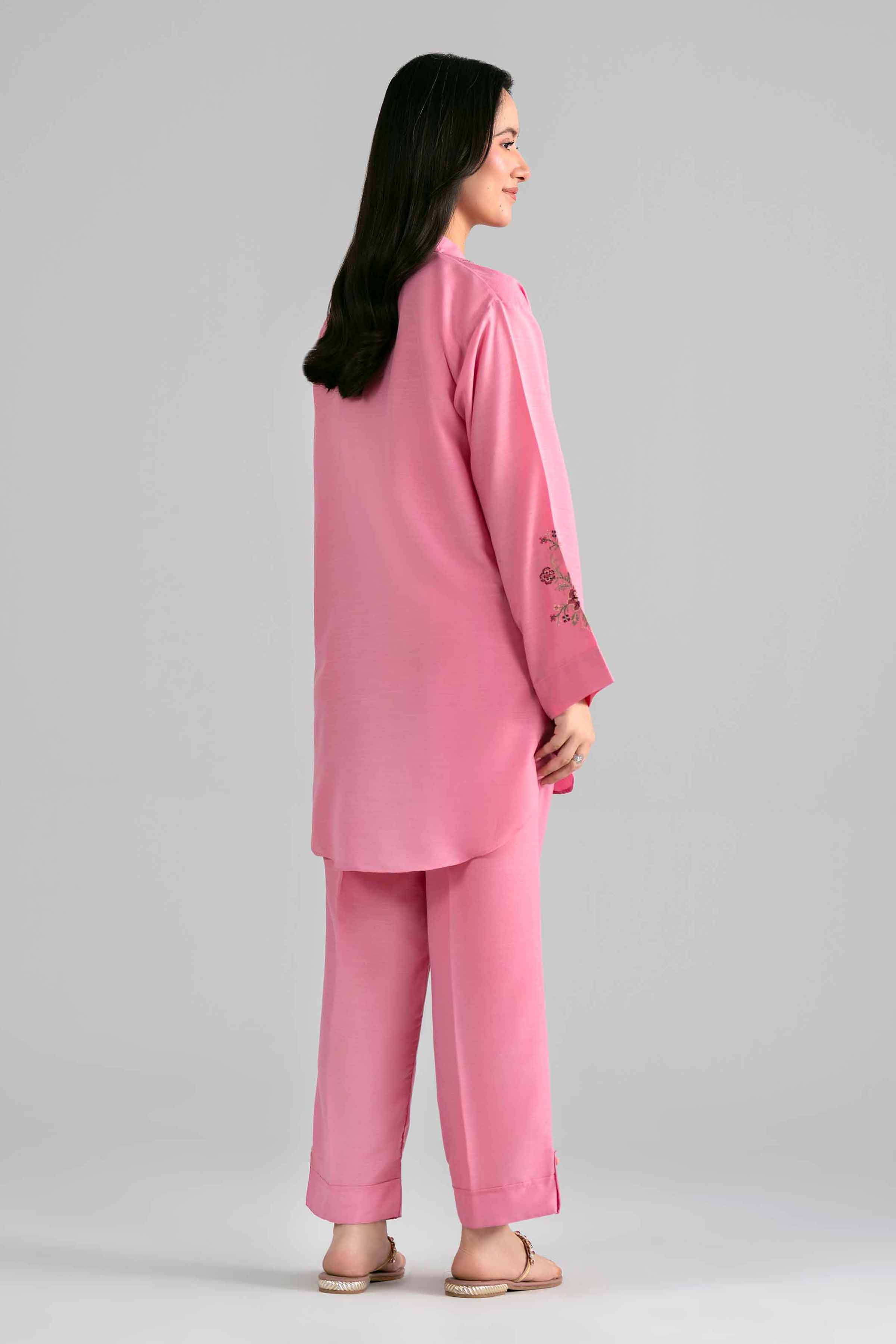 2 Piece - Embroidered Suit - PE26-401 Pink Lawn 2PC Embroidered READY TO WEAR