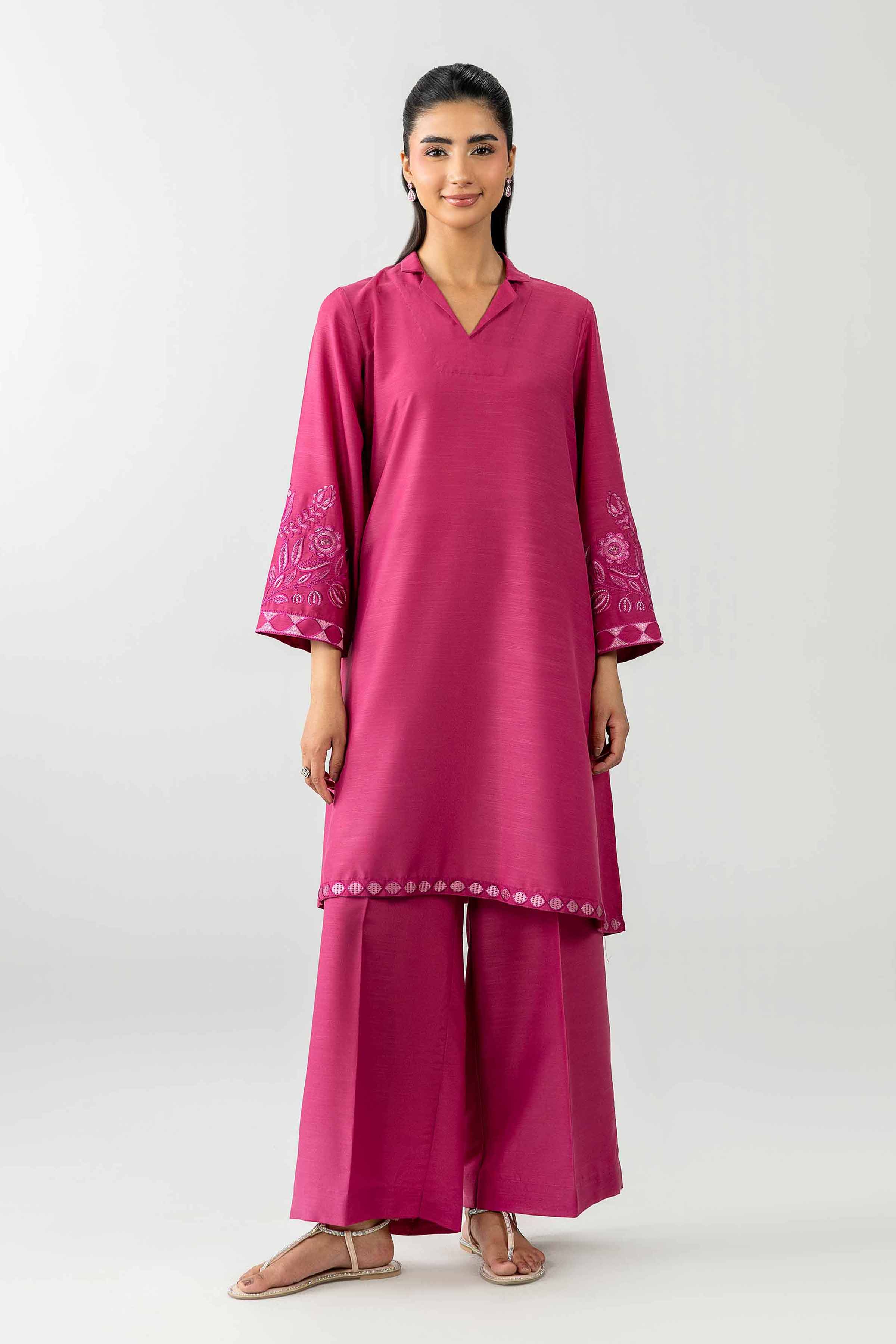 2 Piece - Embroidered Suit - PE26-405 Purple Lawn 2PC Embroidered READY TO WEAR