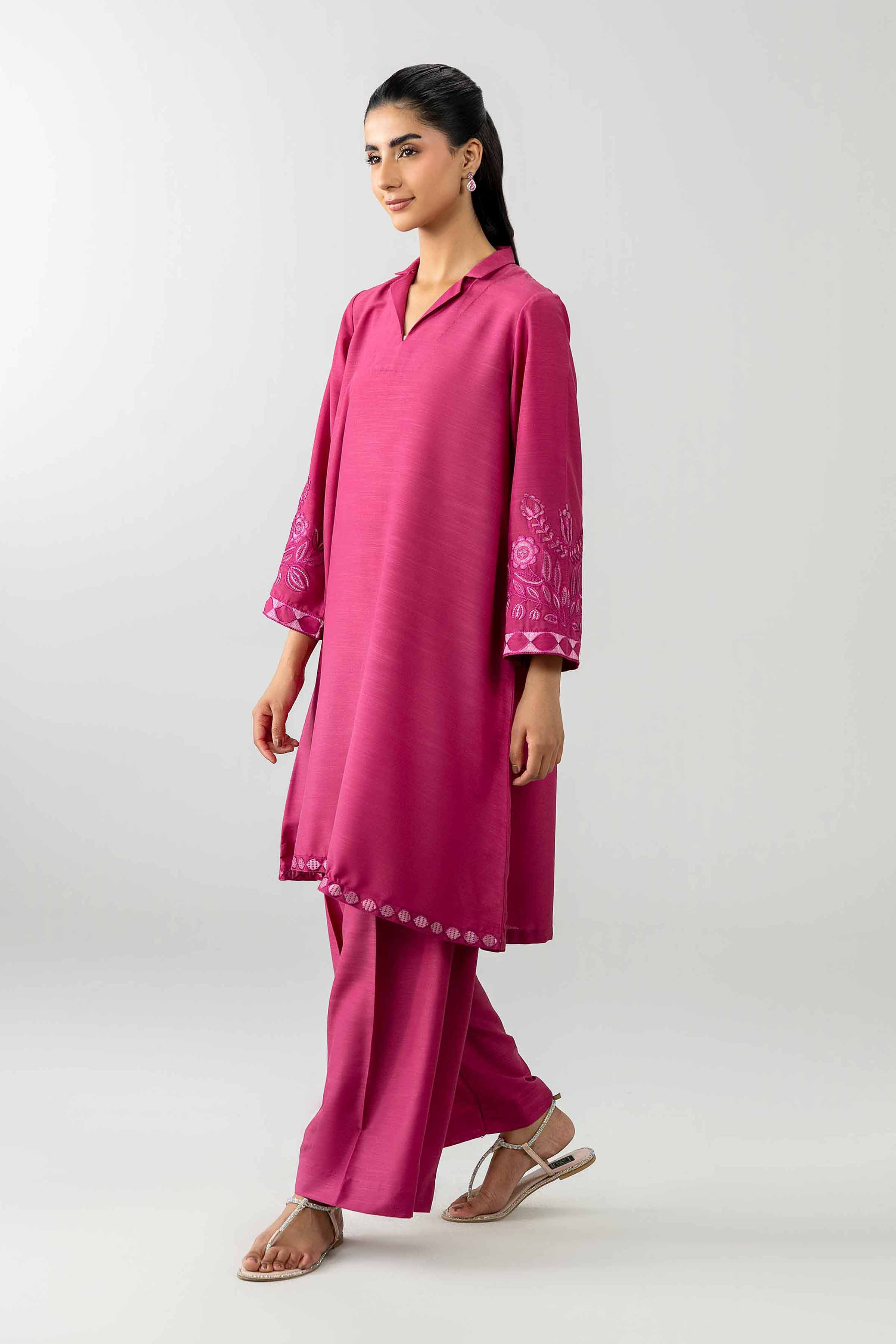 2 Piece - Embroidered Suit - PE26-405 Purple Lawn 2PC Embroidered READY TO WEAR