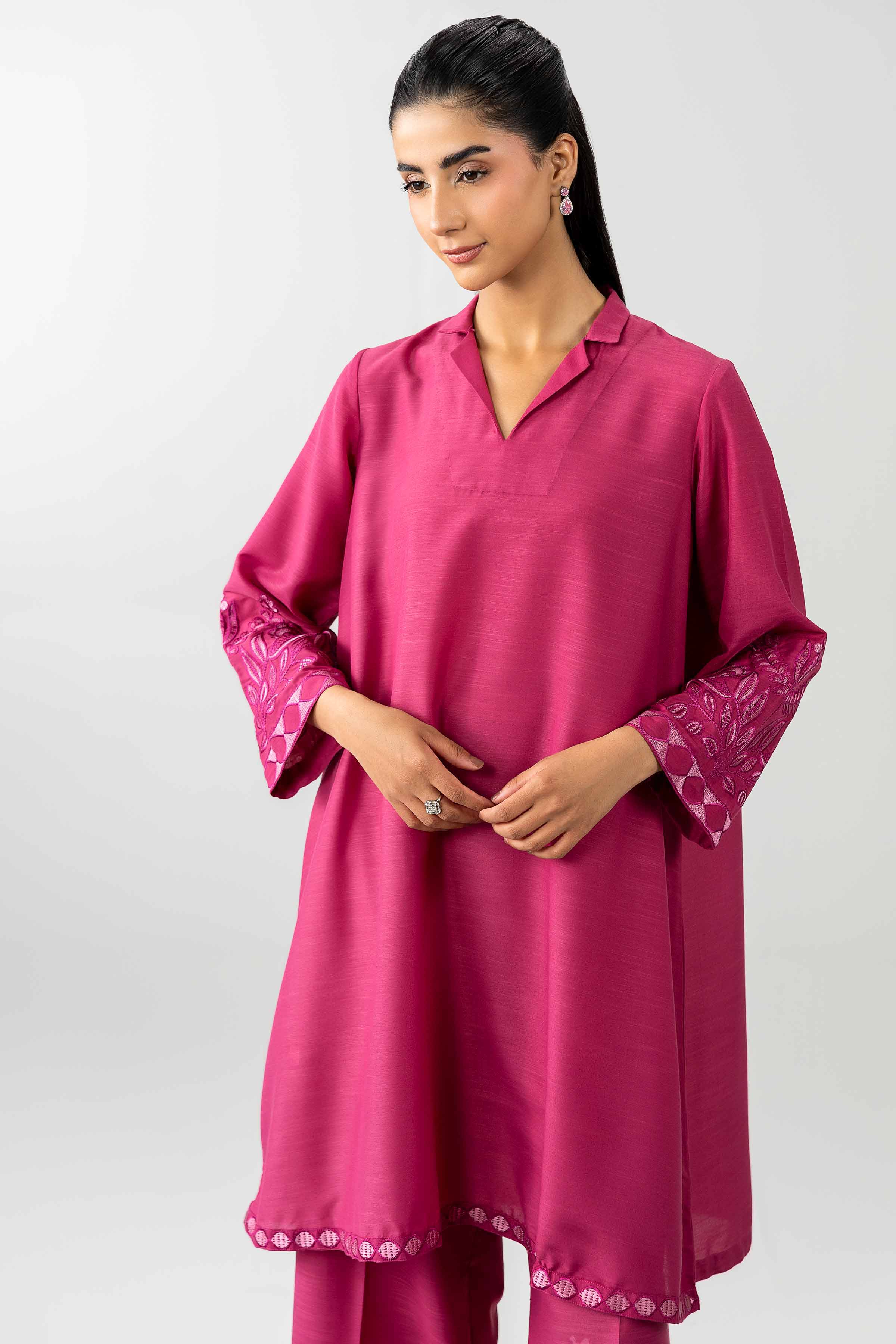 2 Piece - Embroidered Suit - PE26-405 Purple Lawn 2PC Embroidered READY TO WEAR