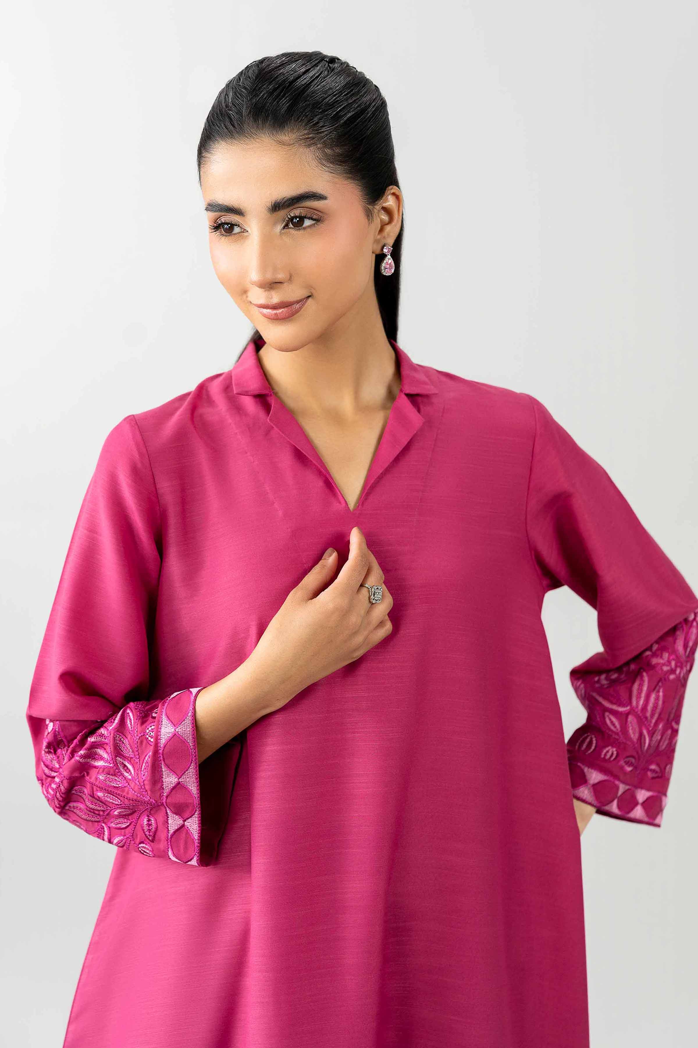 2 Piece - Embroidered Suit - PE26-405 Purple Lawn 2PC Embroidered READY TO WEAR