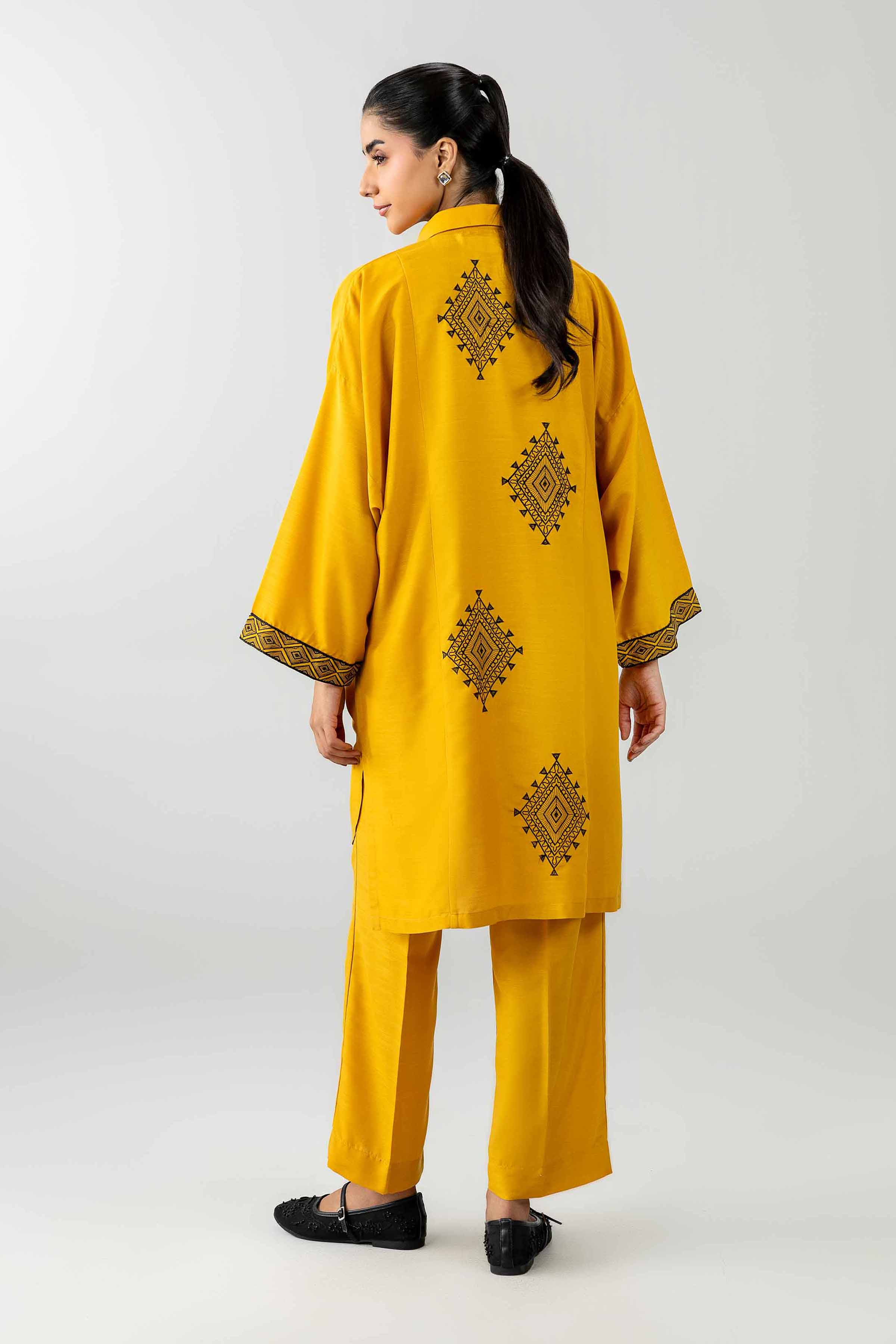 2 Piece - Embroidered Suit - PE26-411 Yellow Lawn 2PC Embroidered READY TO WEAR