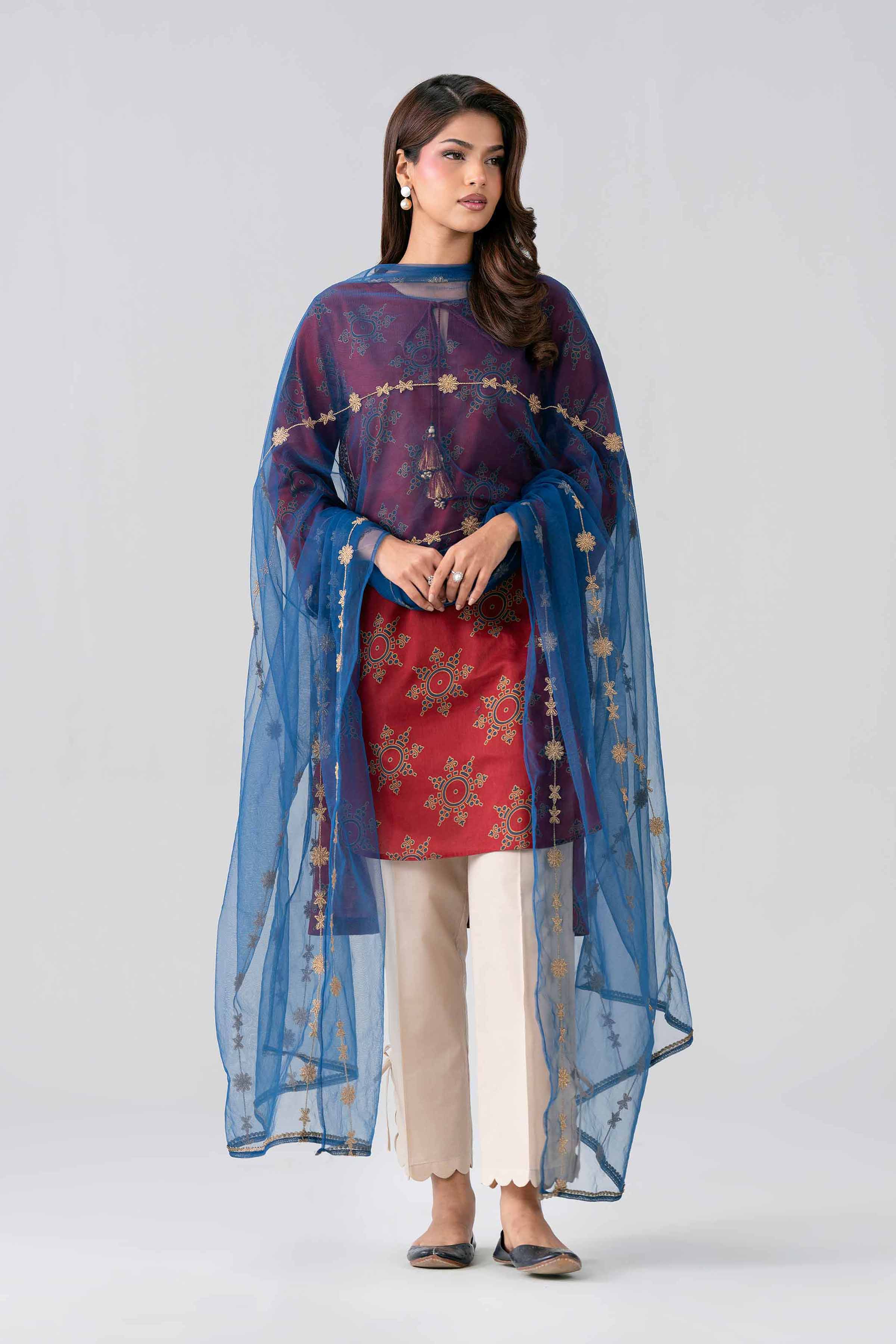 2 Piece - Embroidered Suit - PE26-440