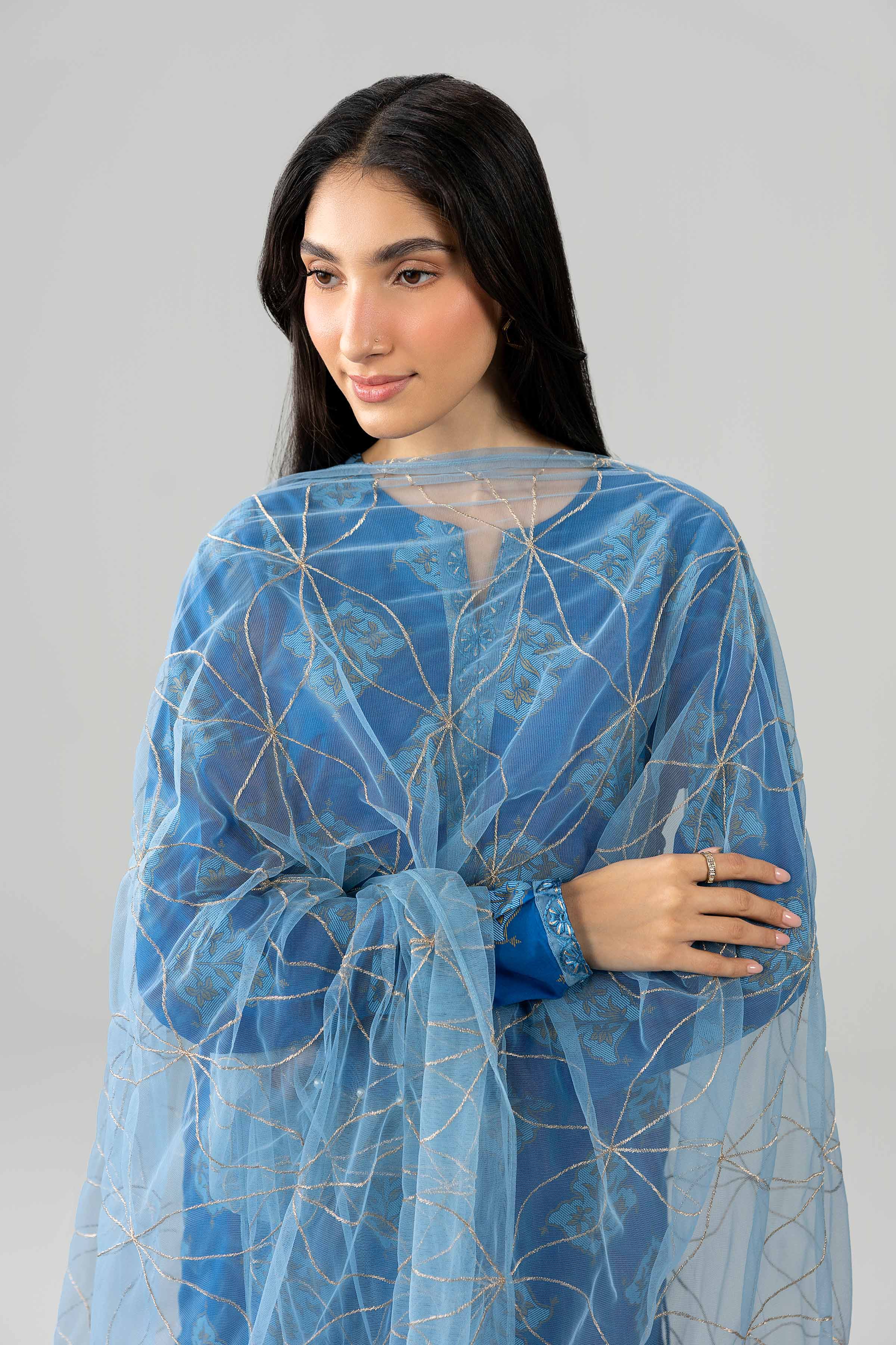 2 Piece - Embroidered Suit - PE26-441