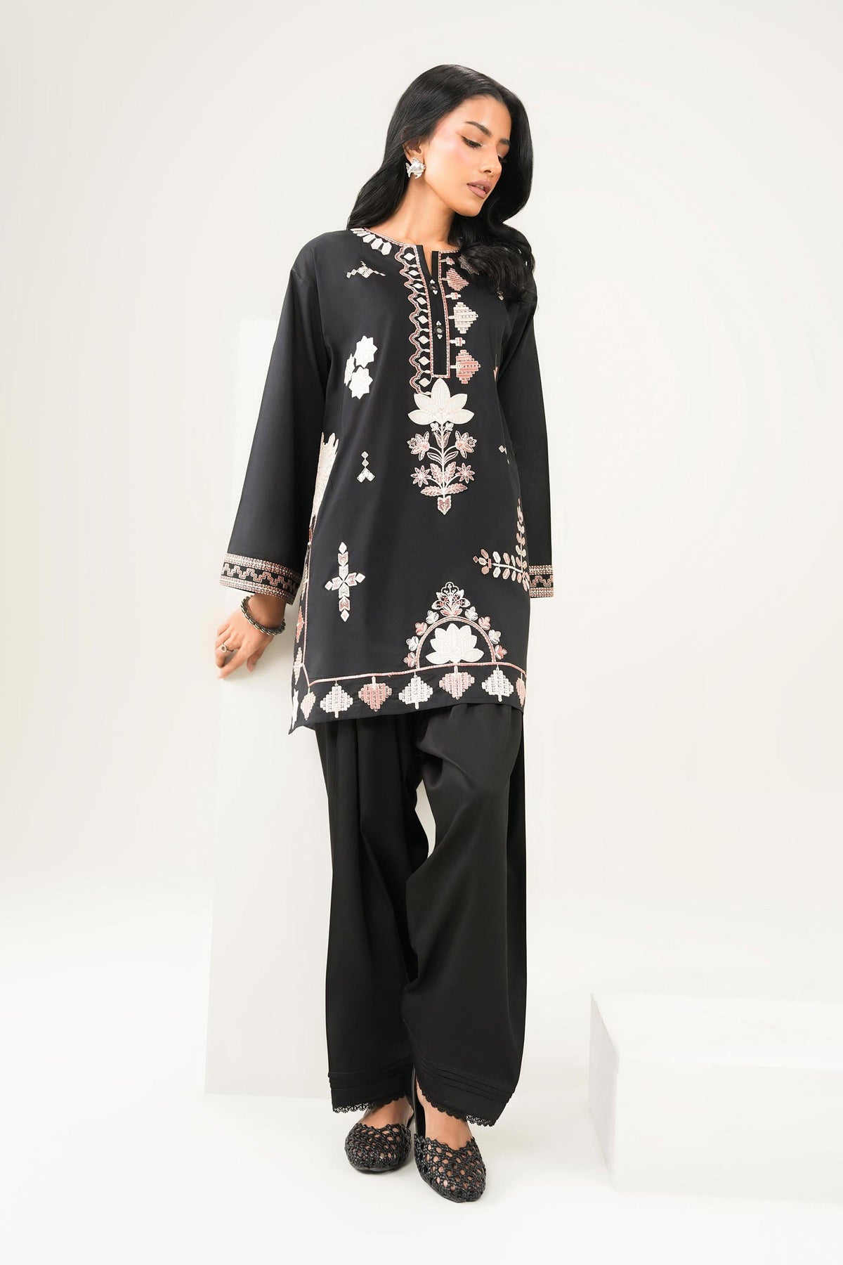 2 Piece - Embroidered Suit - PE26-450-for Women - Pret Collection | Nishat UAE | Shop Online