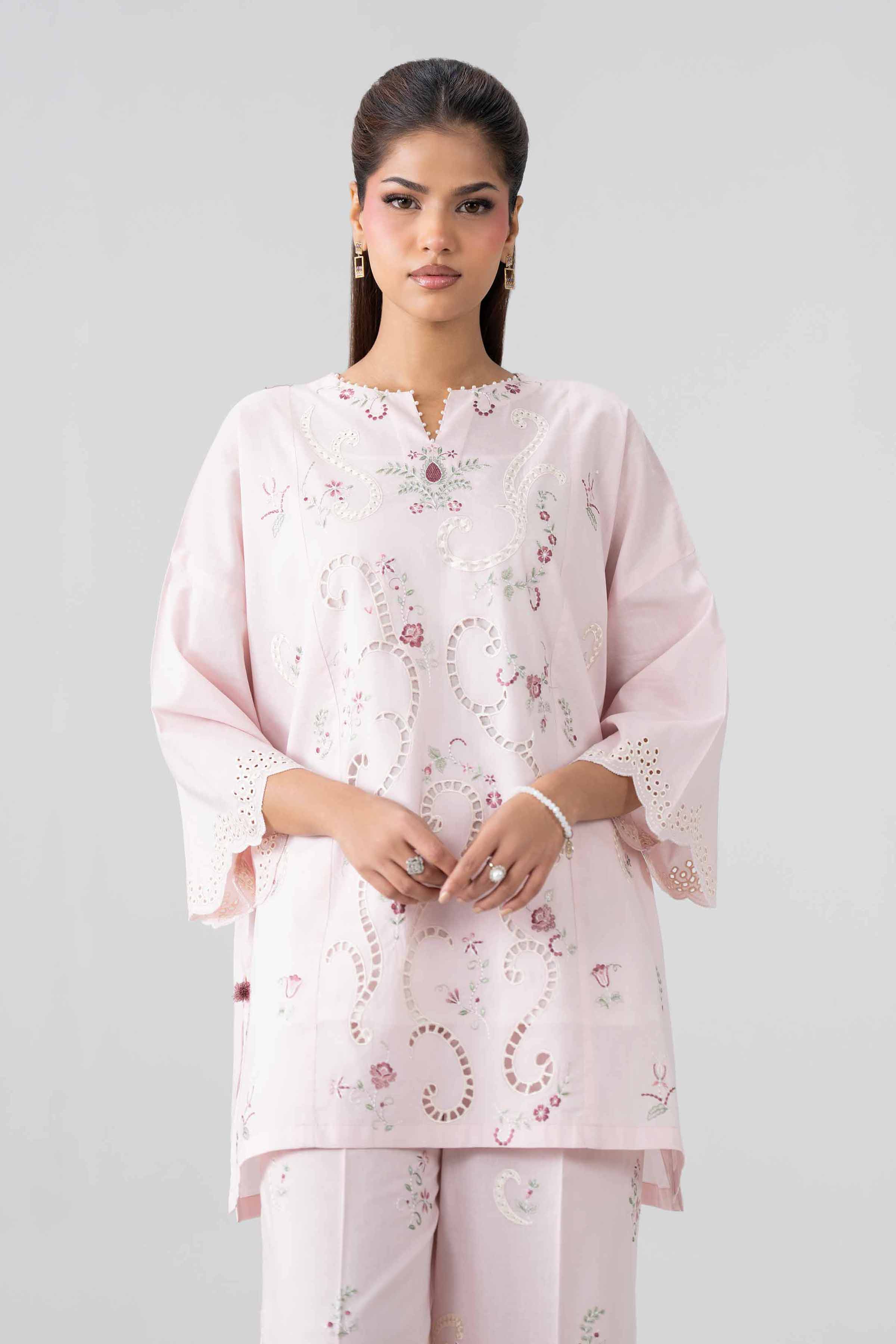 2 Piece - Embroidered Suit - PE26-453