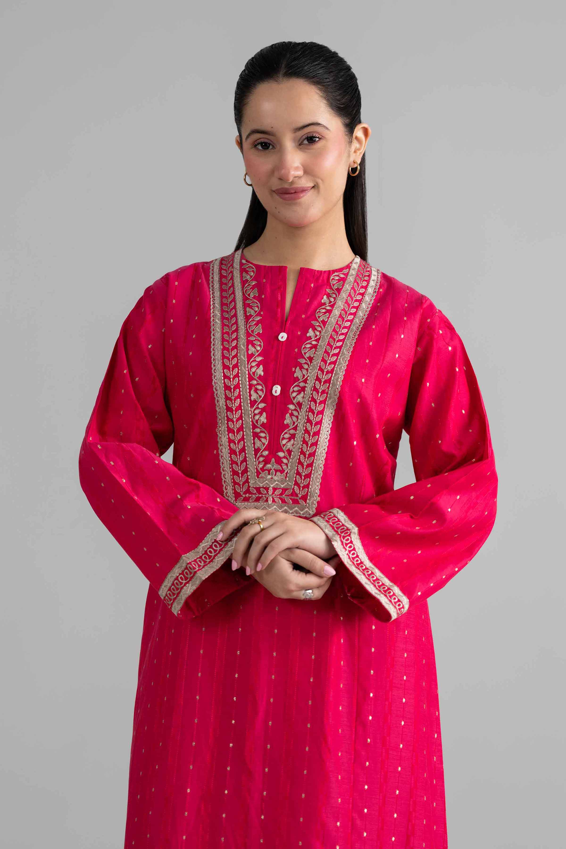 2 Piece - Embroidered Suit - PE26-460