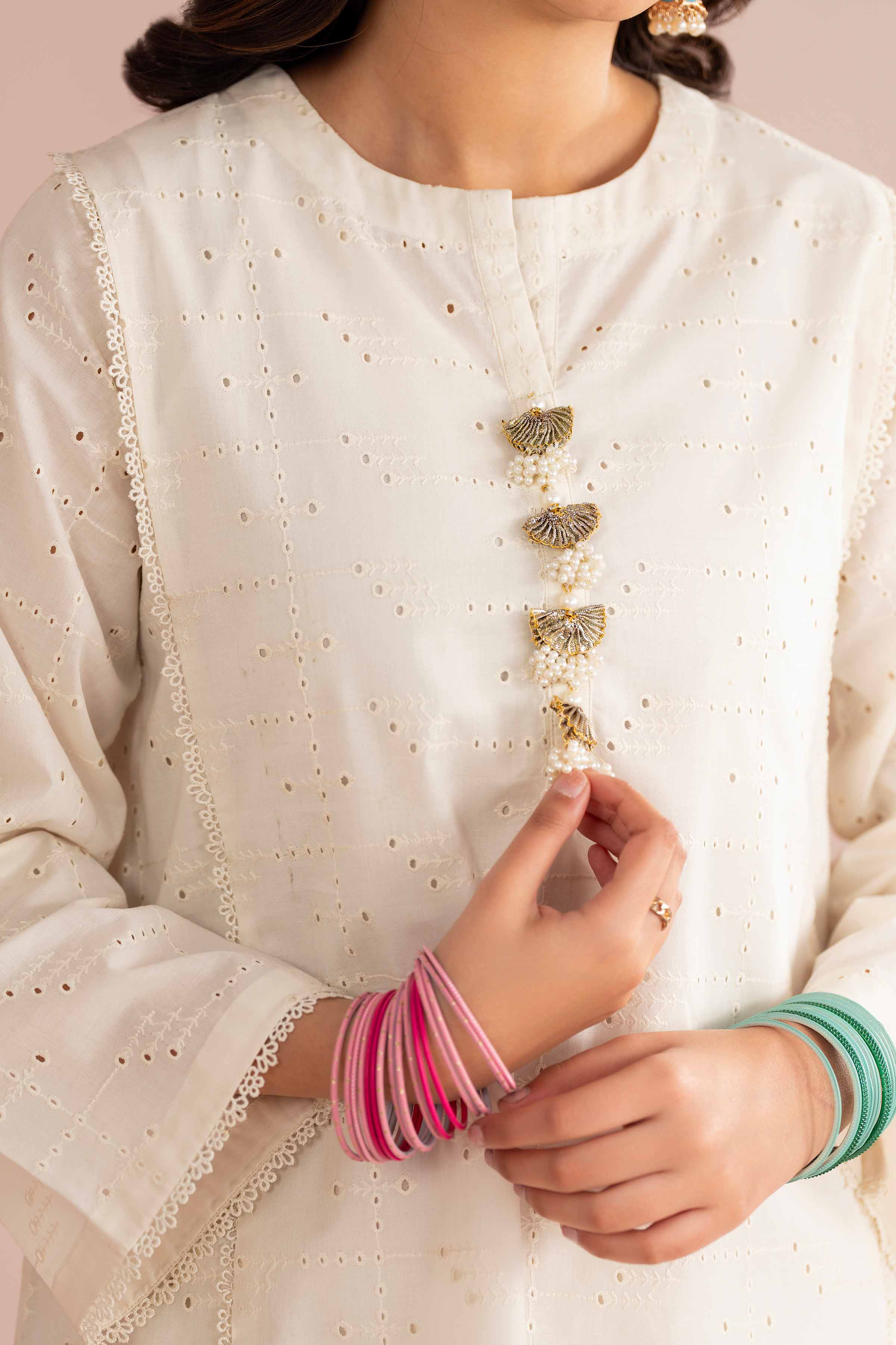 2 Piece - Embroidered Suit - PE26-472