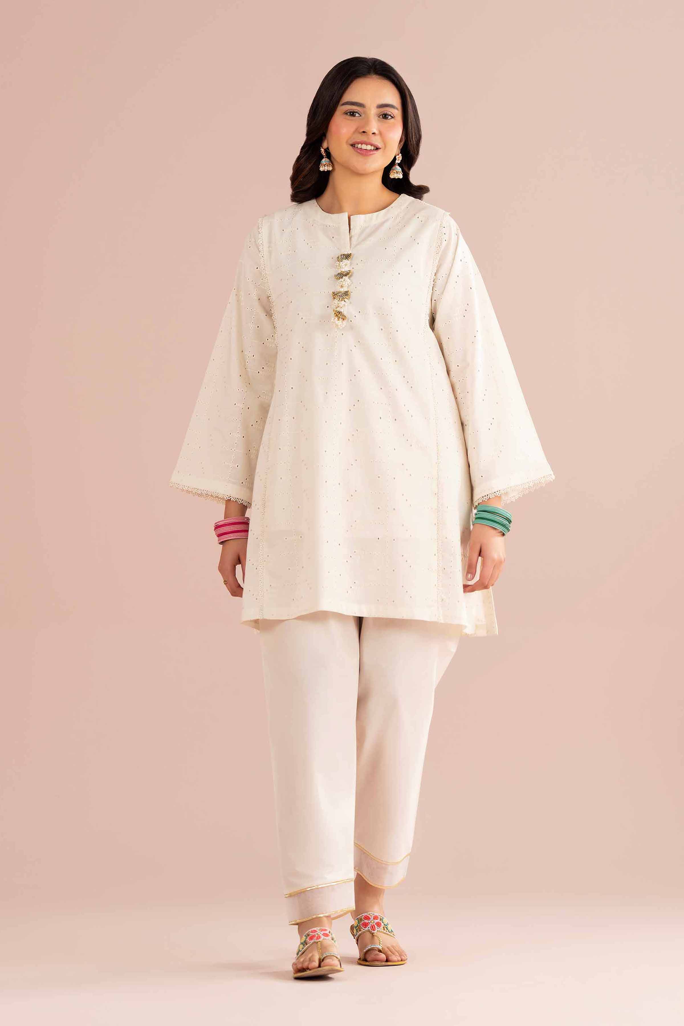 2 Piece - Embroidered Suit - PE26-472